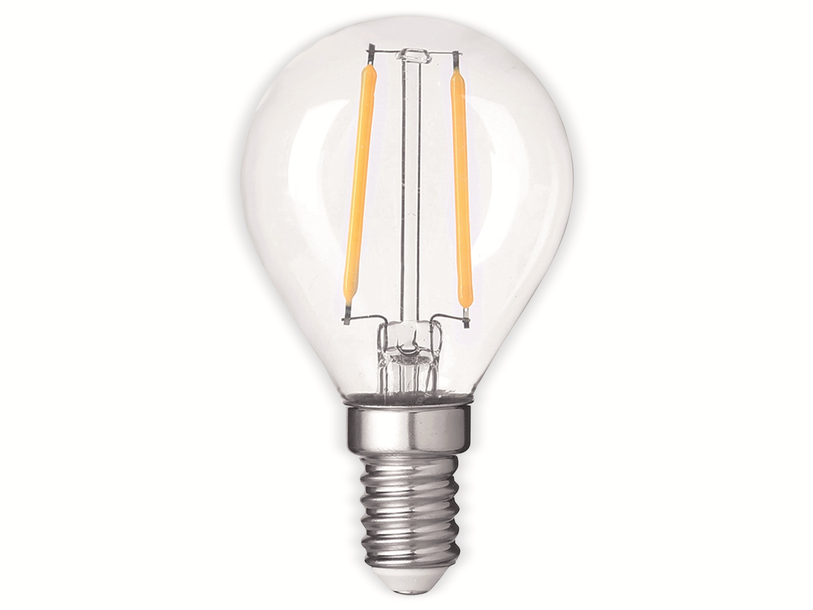 OPTONICA LED-Lampe 1417, E14, G45, EEK F, 4 W, 400 lm, 2700 K, dimmbar