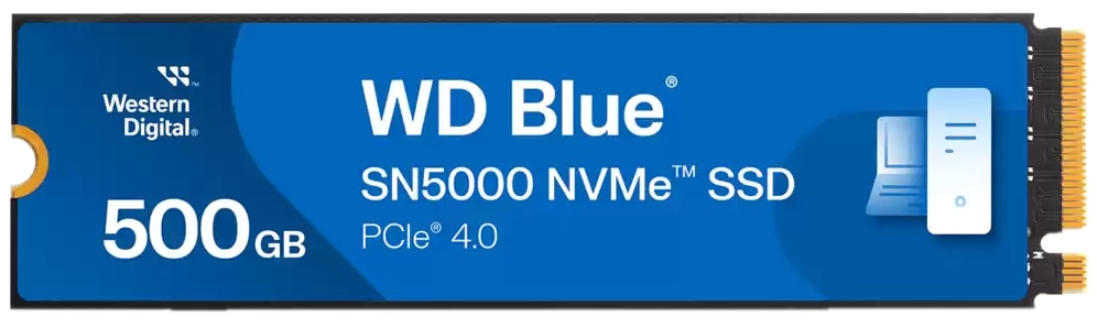 WESTERN DIGITAL M.2 SSD Blue SN5000 500GB WD M.2 SSD Blue SN5000 500GB