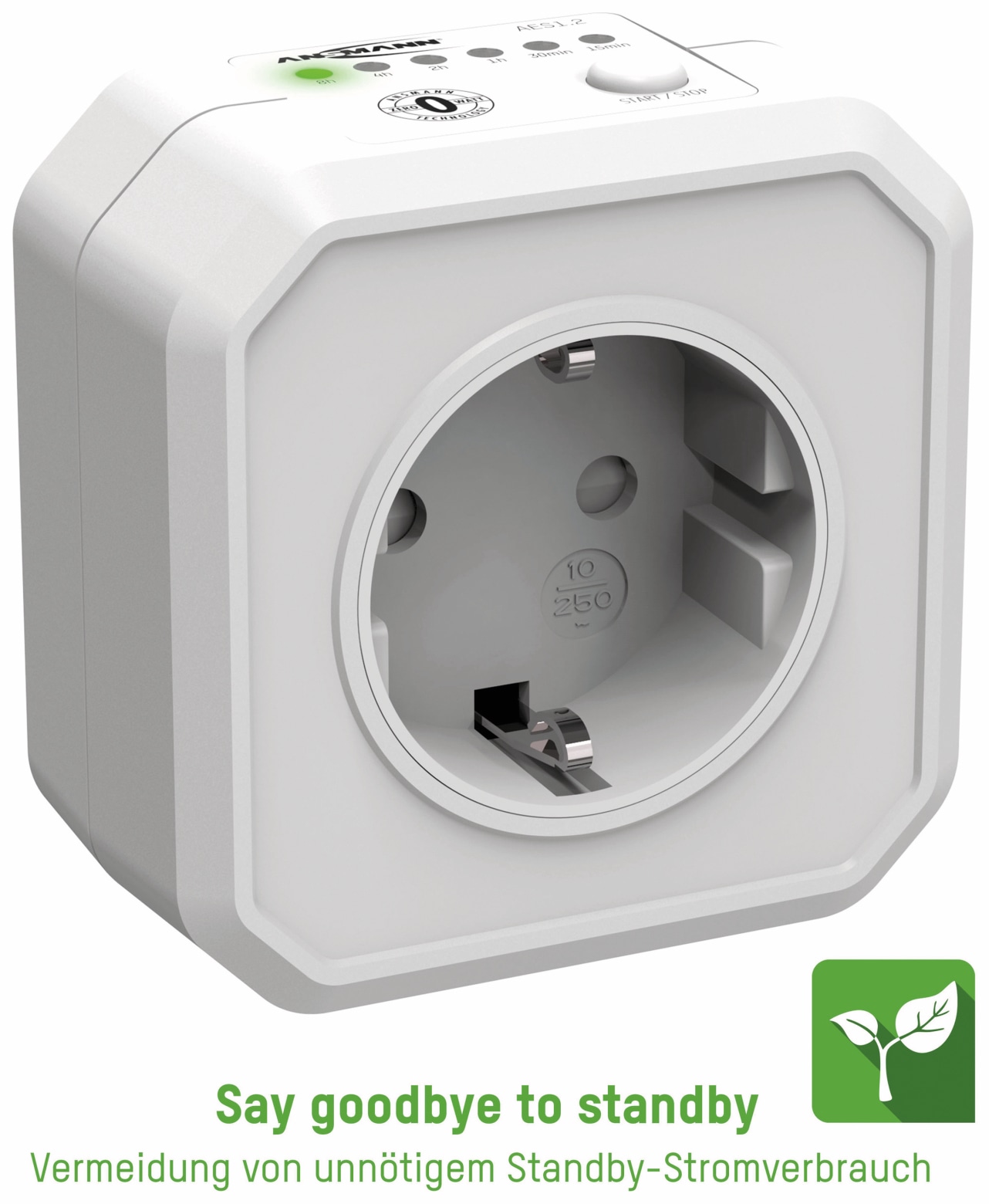 ANSMANN Zeitschaltuhr AES1, Steckdose mit ZeroWatt Technologie ANSMANN Zeitschaltuhr AES1, Steckdose mit ZeroWatt Technologie