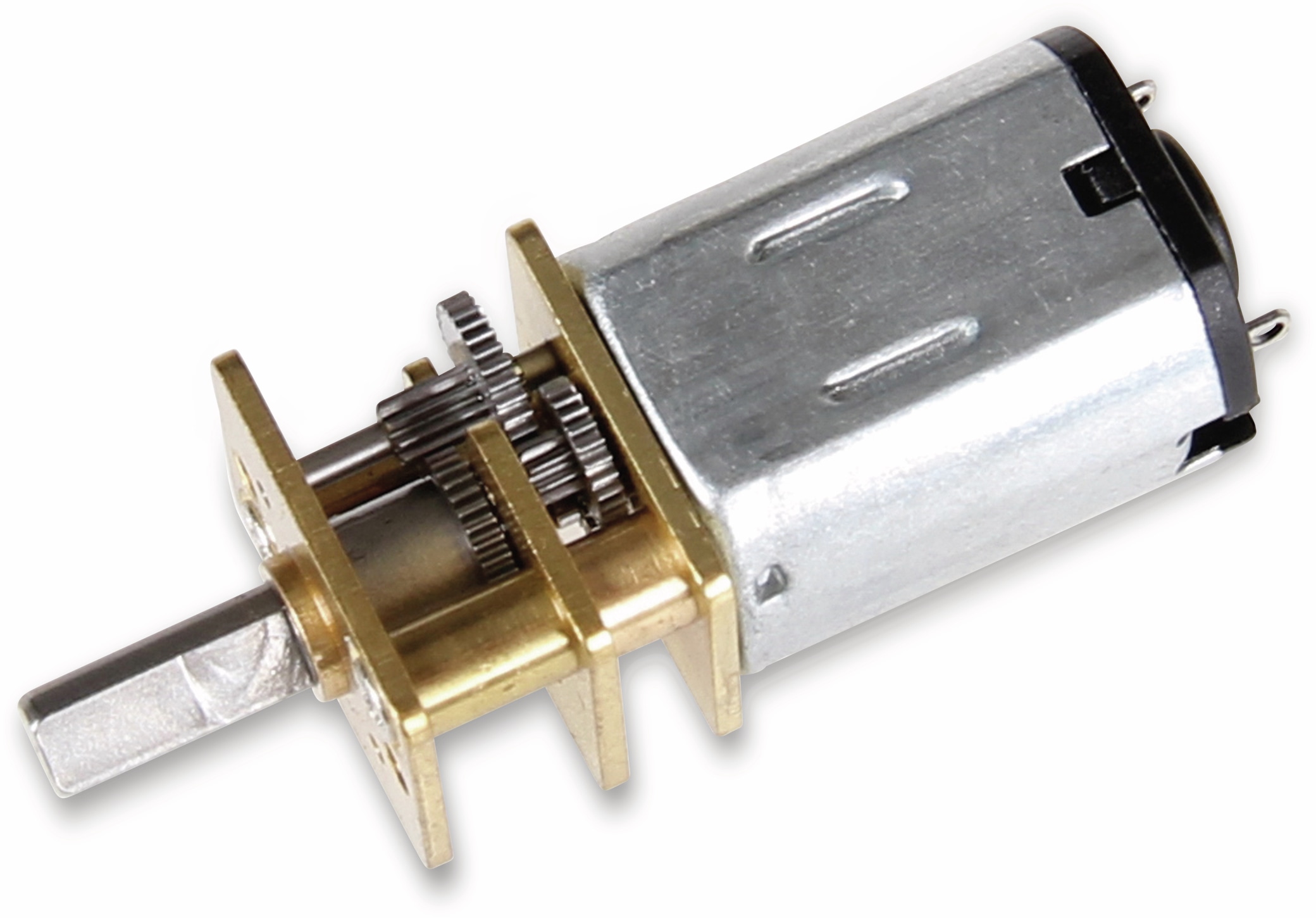 JOY-IT Mini Metallgetriebemotor mit Rad und Halter