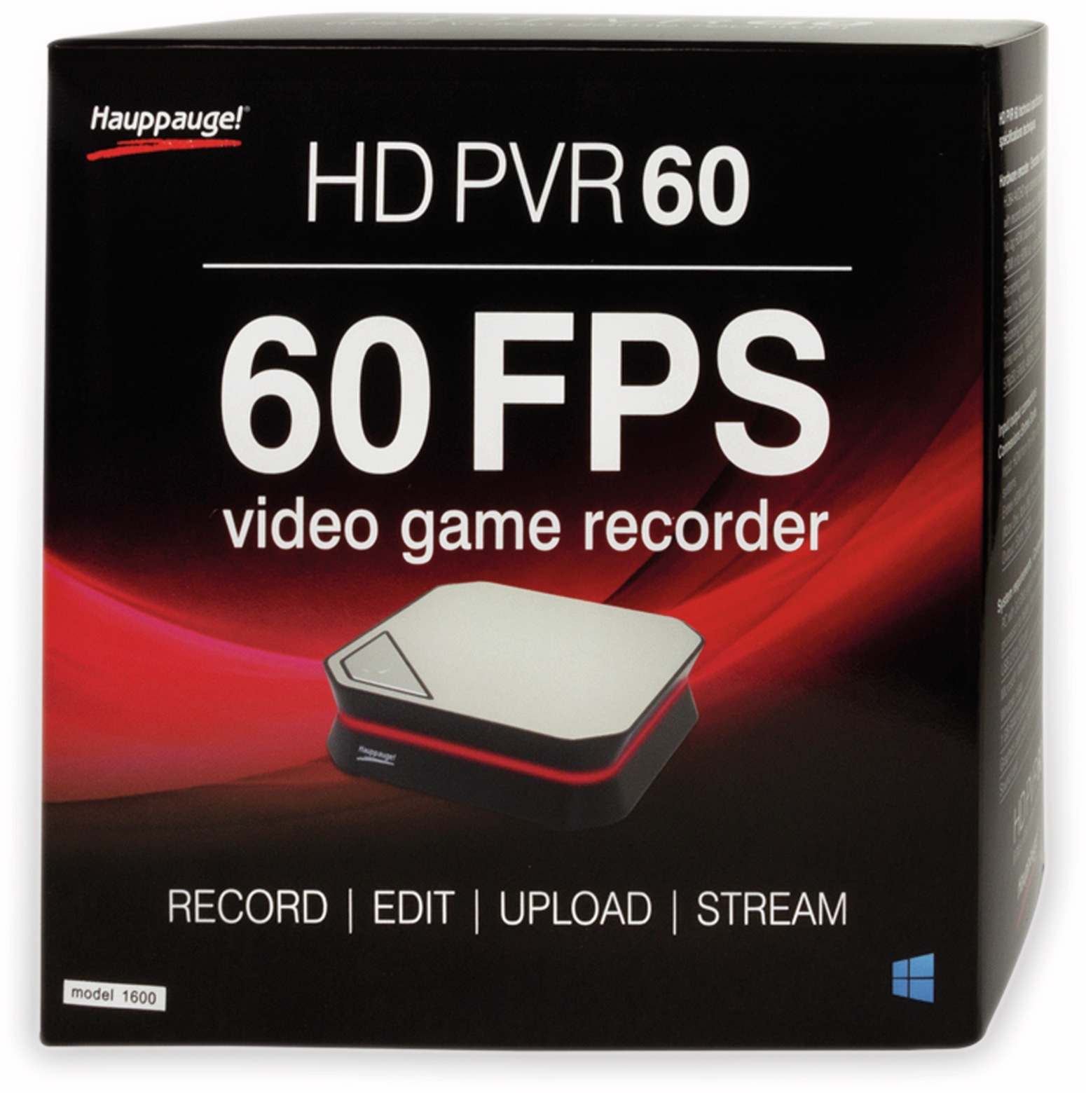 Capture-Card HAUPPAUGE PVR60, 1920x1080, 60 fps Capture-Card HAUPPAUGE PVR60, 1920x1080, 60 fps