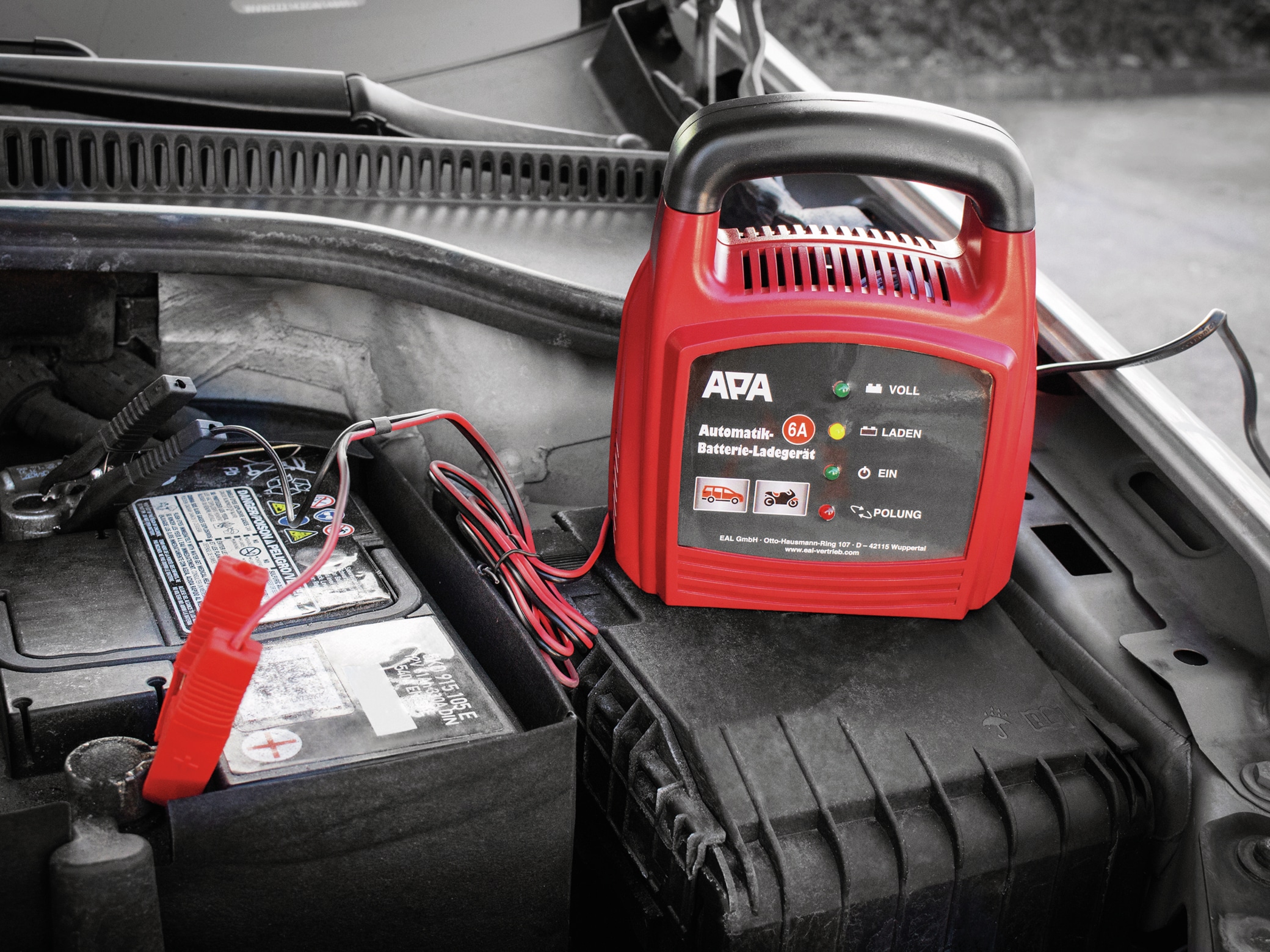 APA Automatiklader 16627, 12 V, 6 A APA Automatiklader 16627, 12 V, 6 A