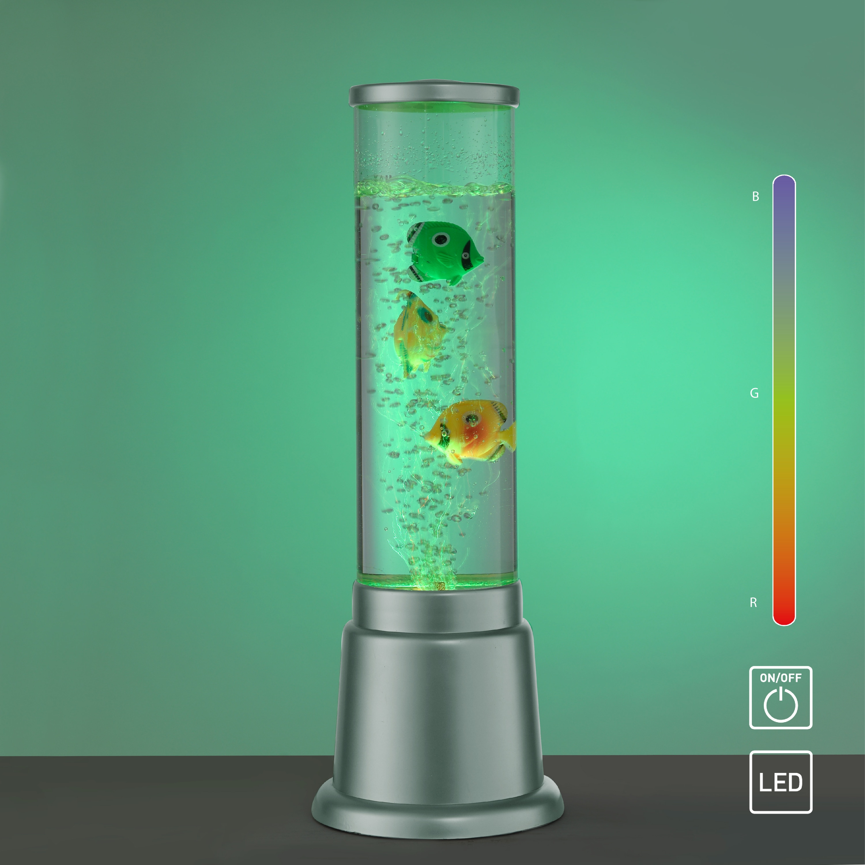 JUST LIGHT LED-Wassersäule 85127-21, 0,05W, RGB, IP20, 36 cm