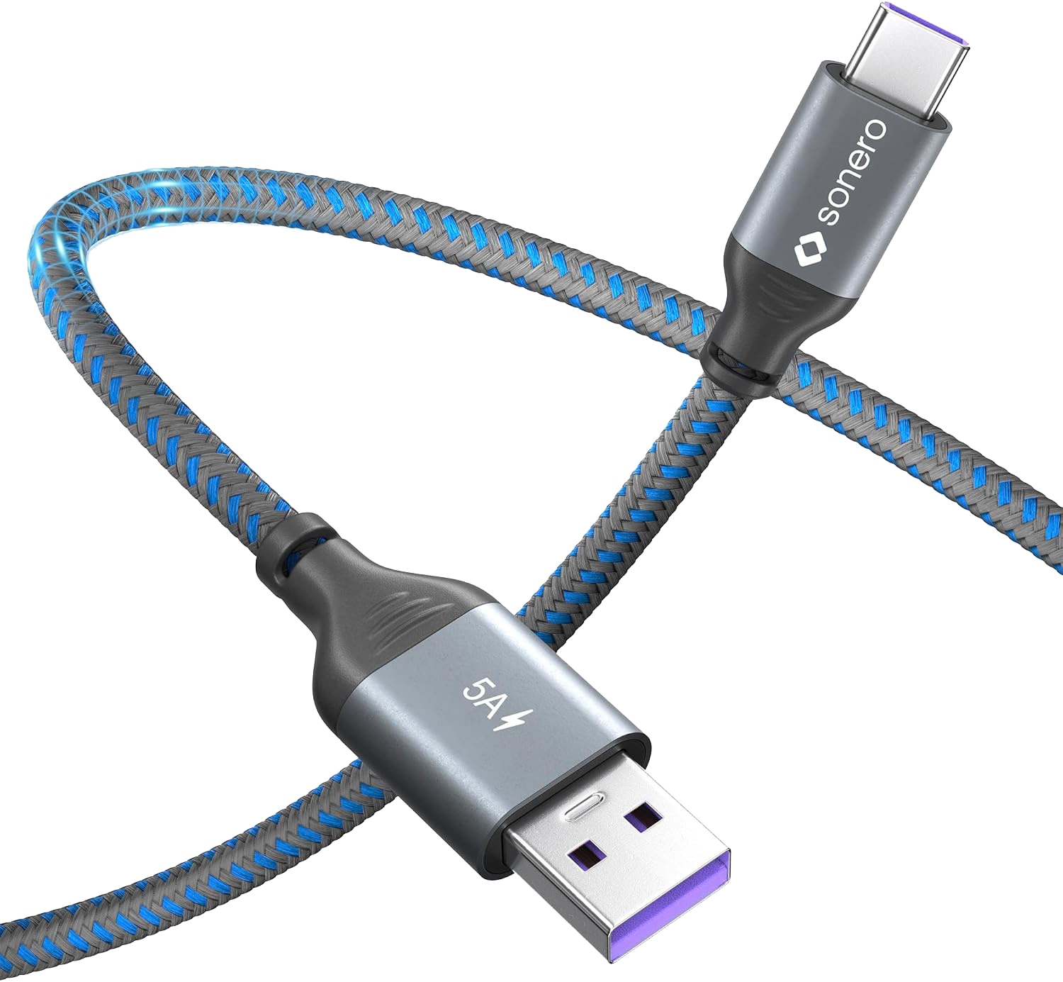 SONERO USB 2.0 Kabel SPC-U110-015 A/C 1,5m grau-schwarz