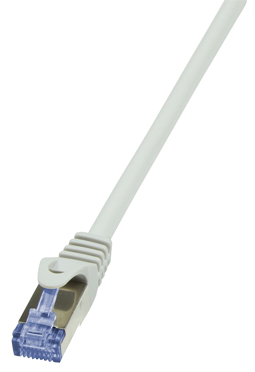 LOGILINK Patchkabel PrimeLine CAT.6A mit Cat.7 Rohkabel S/FTP grau 7,5m