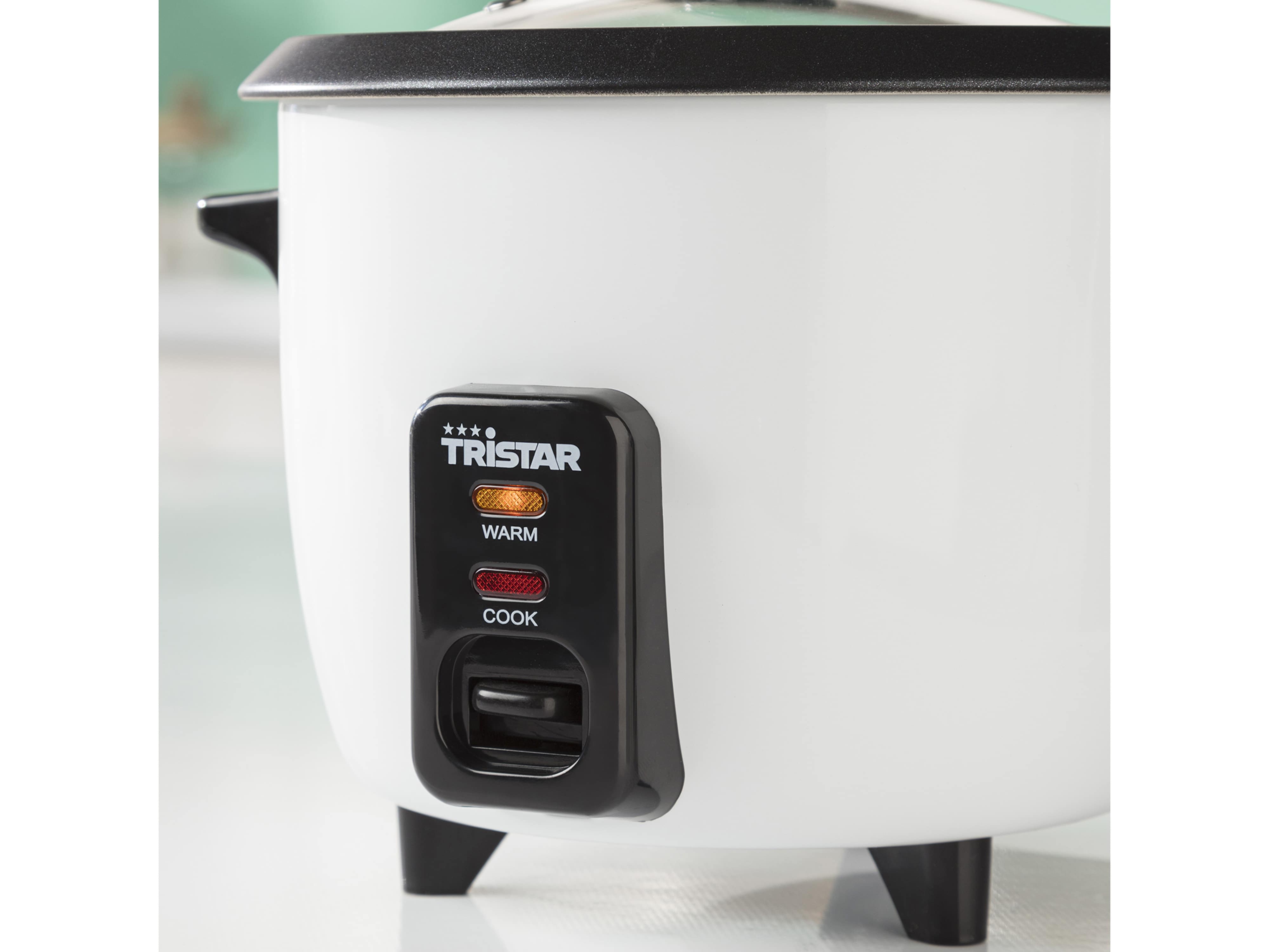 TRISTAR Reiskocher RK-6117, 0,6 L, 300 W, mit Warmhaltefunktion, weiß TRISTAR Reiskocher RK-6117, 0,6 L, 300 W, mit Warmhaltefunktion, weiß