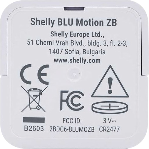 SHELLY Bewegungsmelder BLU Motion ZB SHELLY Bewegungsmelder BLU Motion ZB