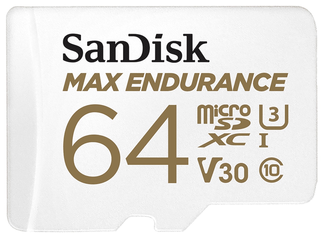 SANDISK MicroSD-Card Max Endurance 64GB inkl. Adapter SANDISK MicroSD-Card Max Endurance 64GB inkl. Adapter