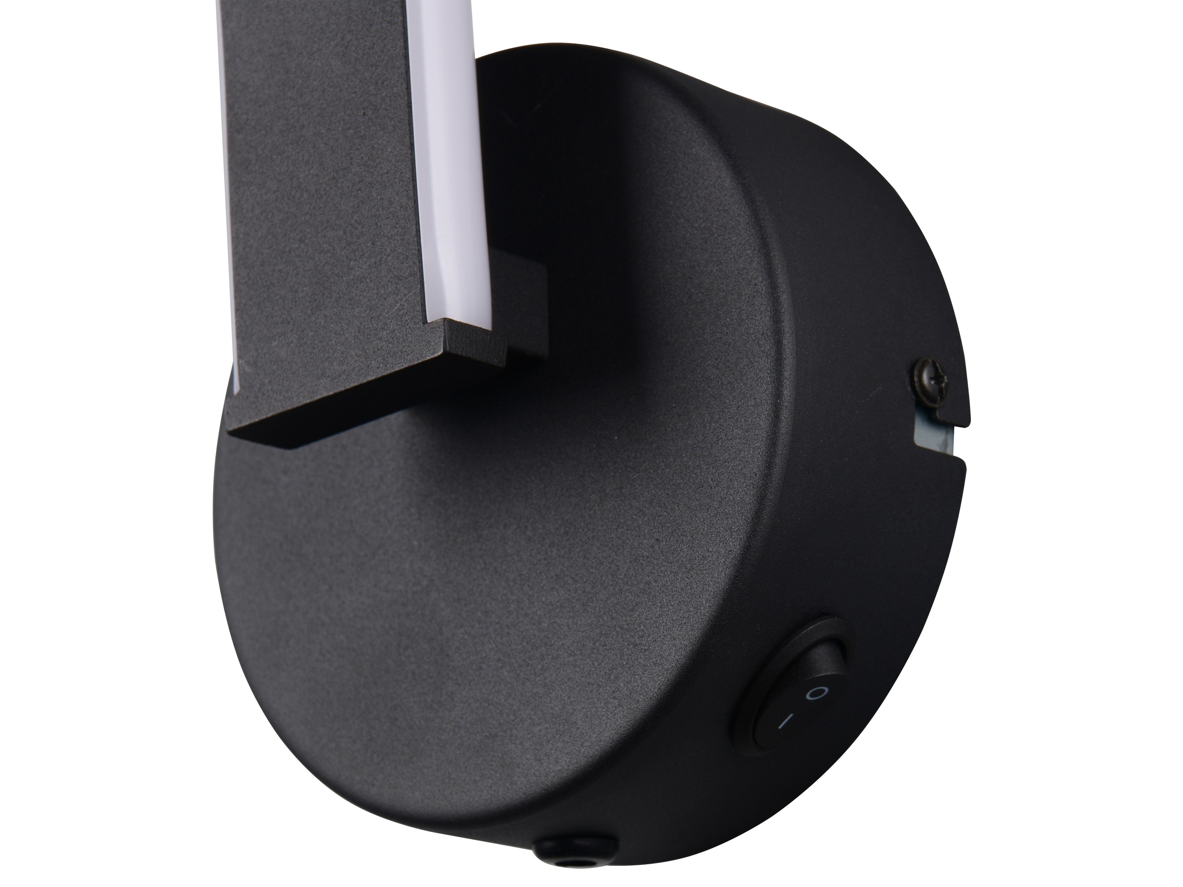 REALITY LED-Wandleuchte Ginko R25791732, 11W, 3000K, 1150lm, warmweiß, IP20, schwarz