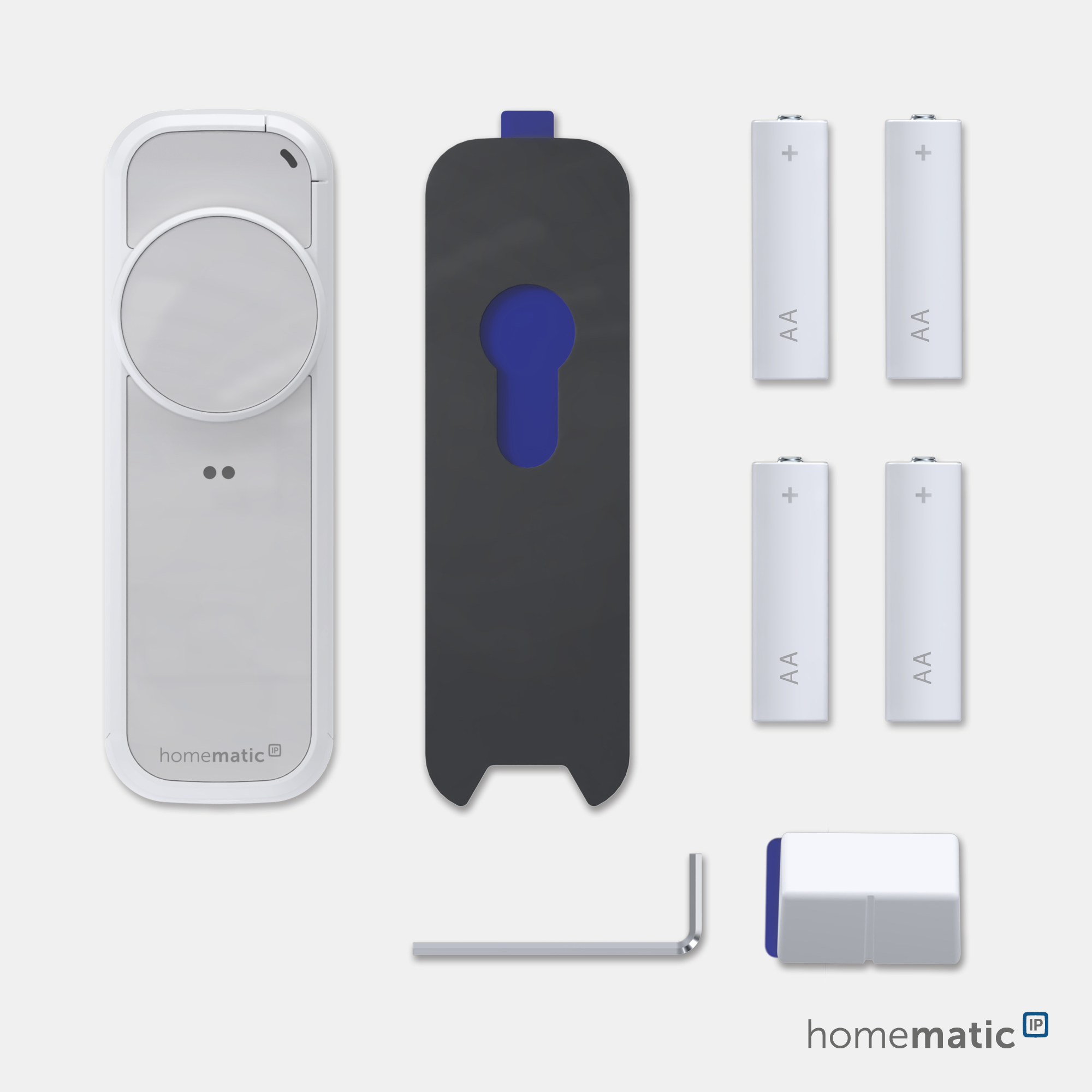 HOMEMATIC IP 162822A0, Türschlossantrieb pro, weiß-silber