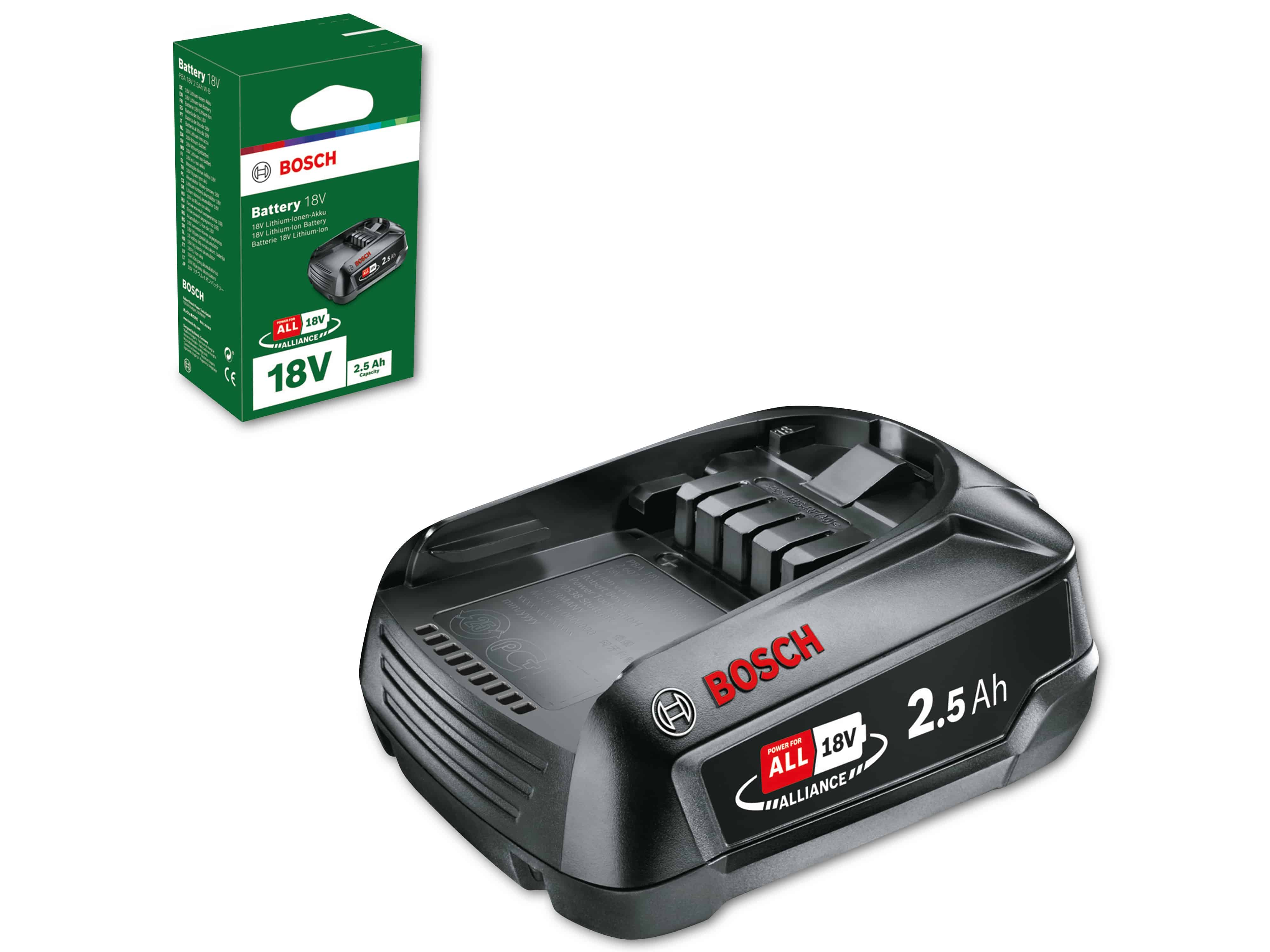 BOSCH Akku, PBA, 18V, 2500mAh BOSCH Akku, PBA, 18V, 2500mAh