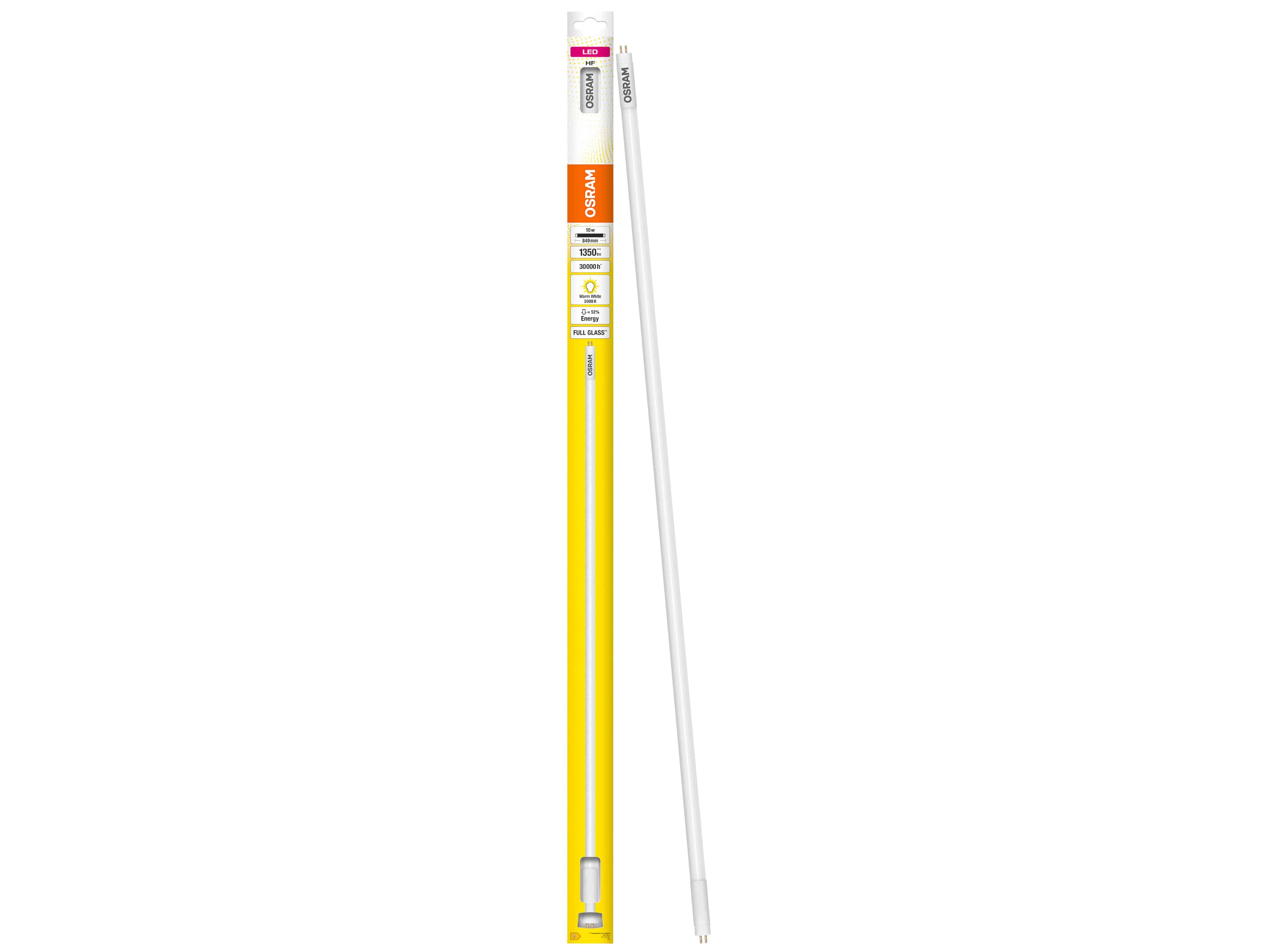 OSRAM LED-Röhre, T5, 849mm, G5, EEK: E, 10W, 1350lm, 3000K