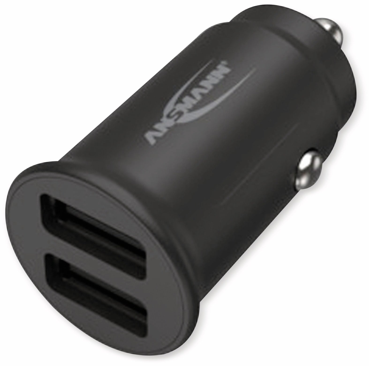 ANSMANN USB-Ladegerät KFZ CC212, 12 W, 5 V-, 2,4 A, 2-port, schwarz ANSMANN USB-Ladegerät KFZ CC212, 12 W, 5 V-, 2,4 A, 2-port, schwarz