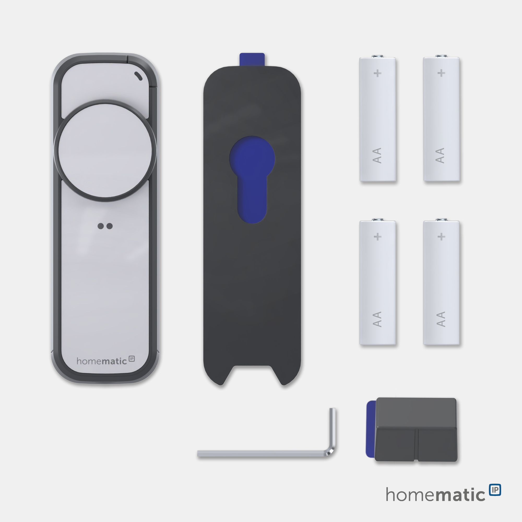 HOMEMATIC IP 162826A0, Türschlossantrieb pro, anthrazit-silber