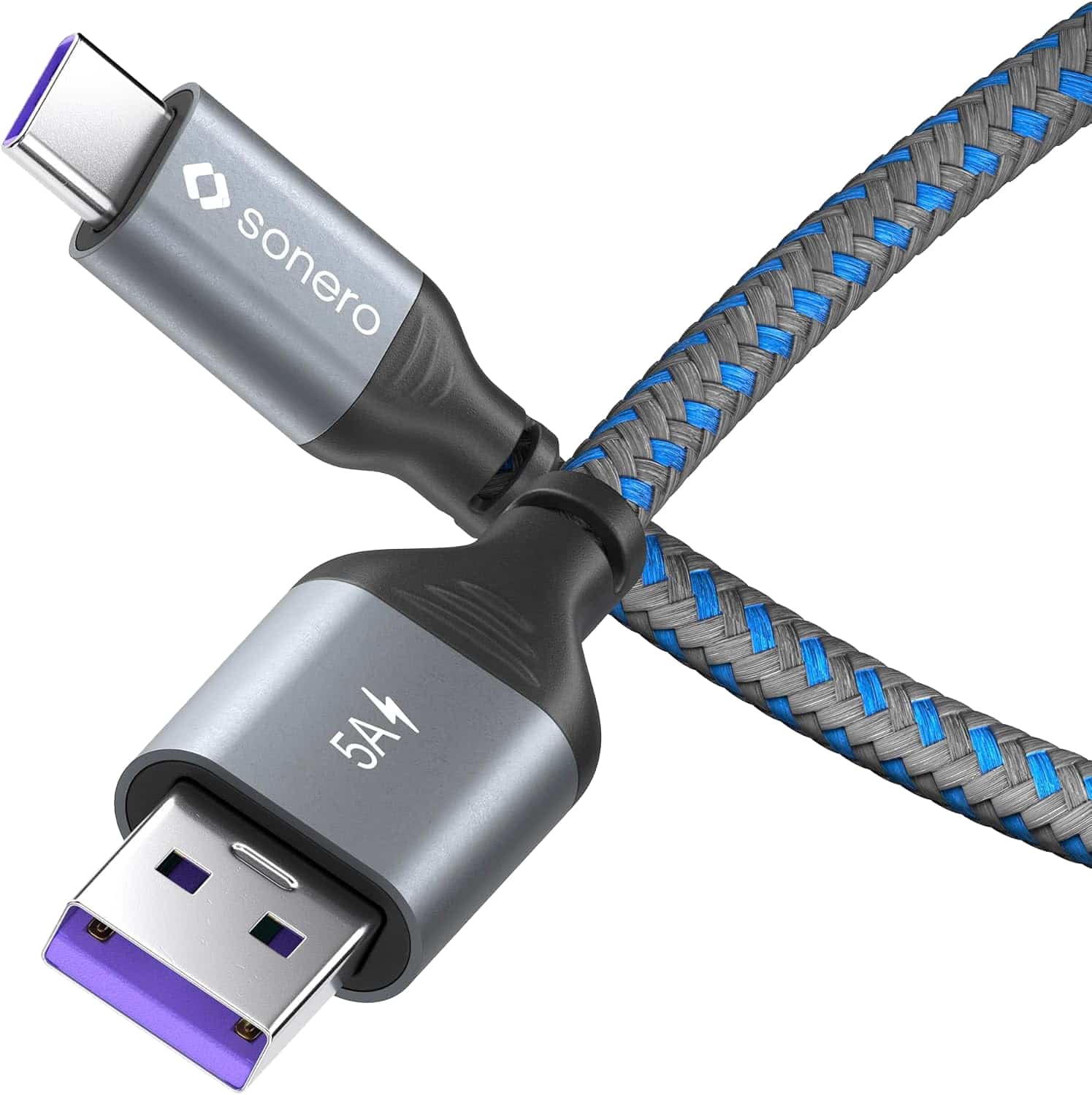 SONERO USB 2.0 Kabel SPC-U110-010 A/C 1m grau-schwarz