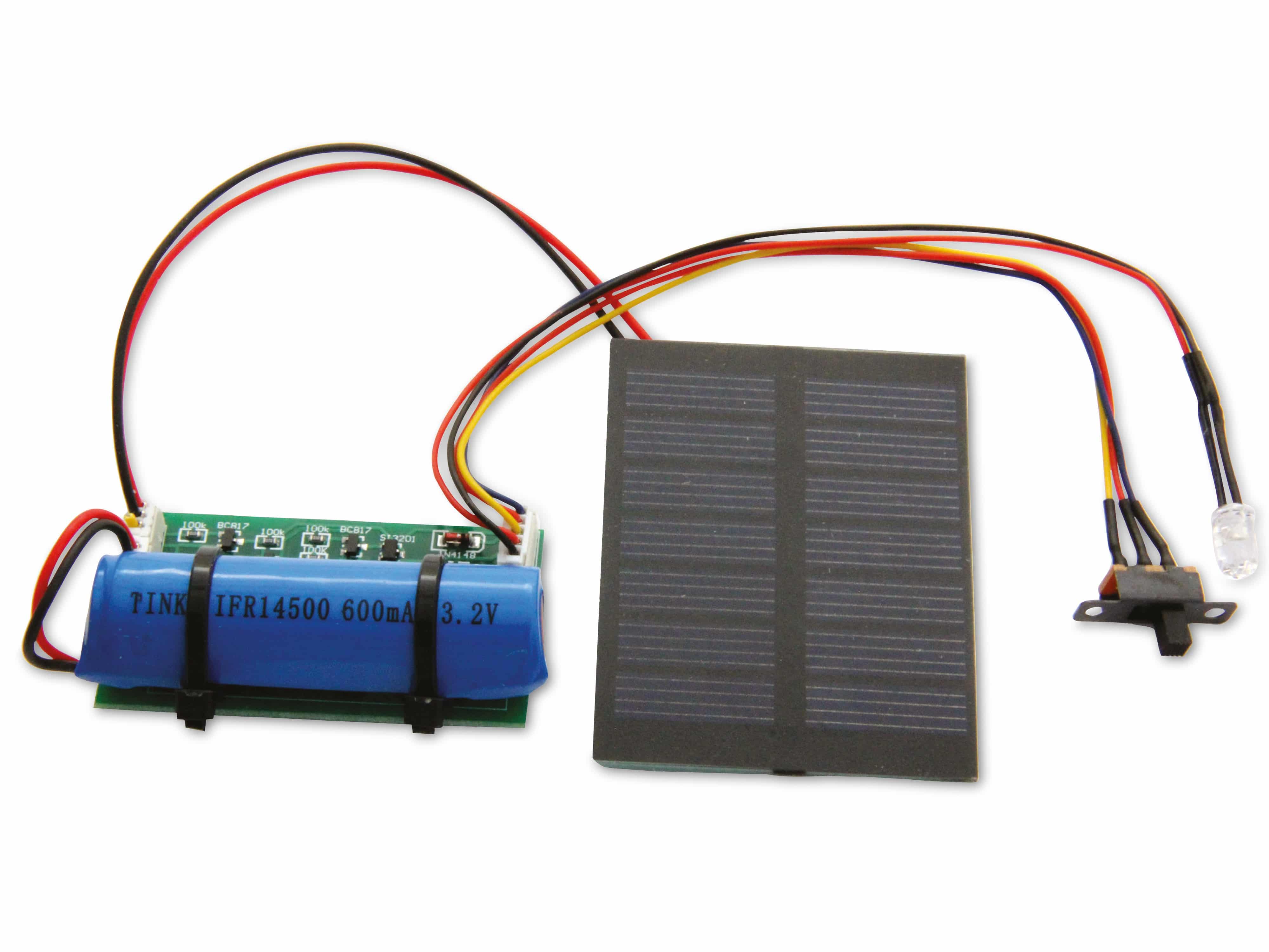 SOL-EXPERT Solar Leuchteinheit "LongLife" mit LED, Schalter und Solarmodul