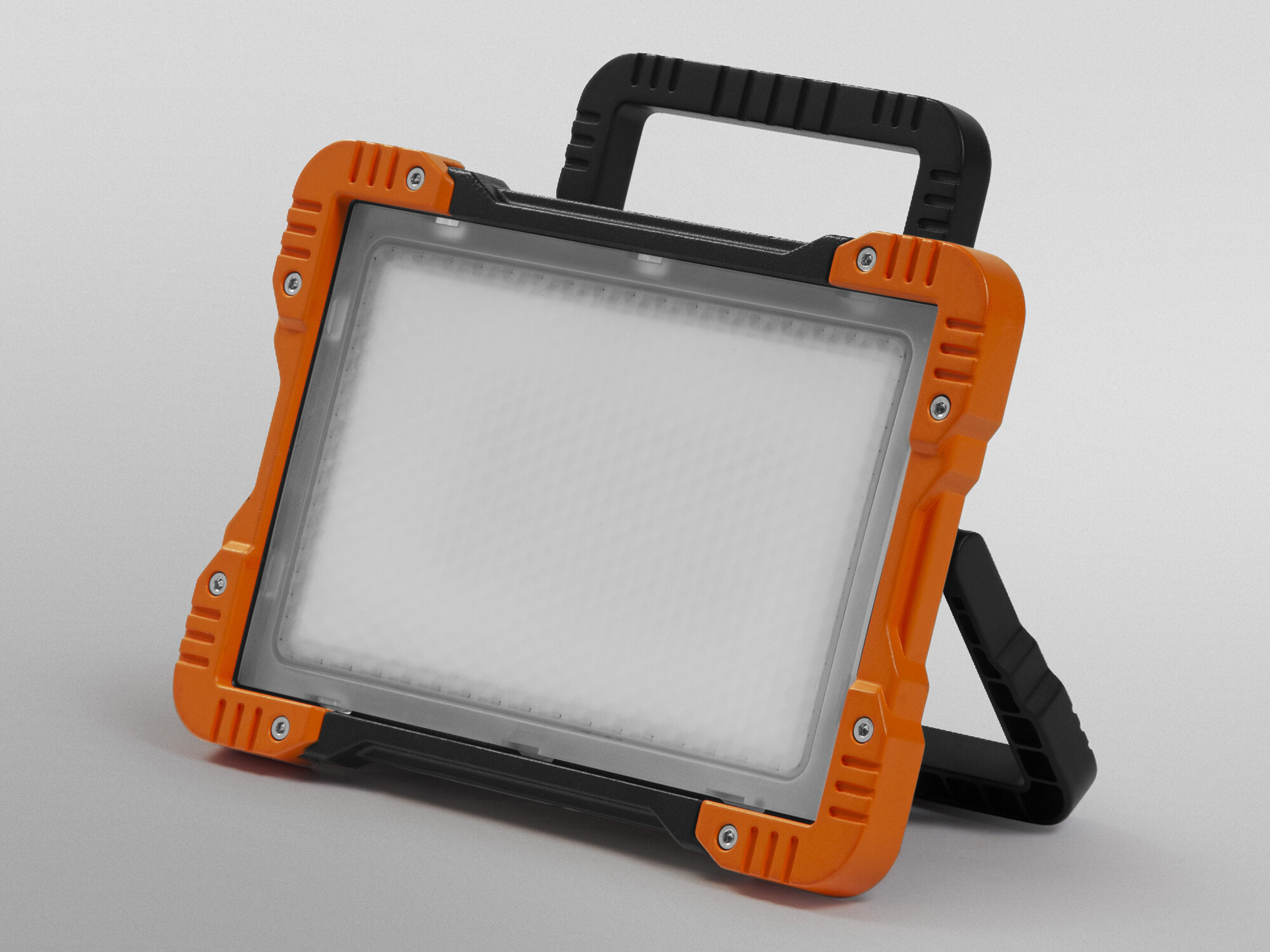 OSRAM LED-Baustrahler, 50W, 4000lm, 4000K, IP20, neutralweiß, orange/schwarz