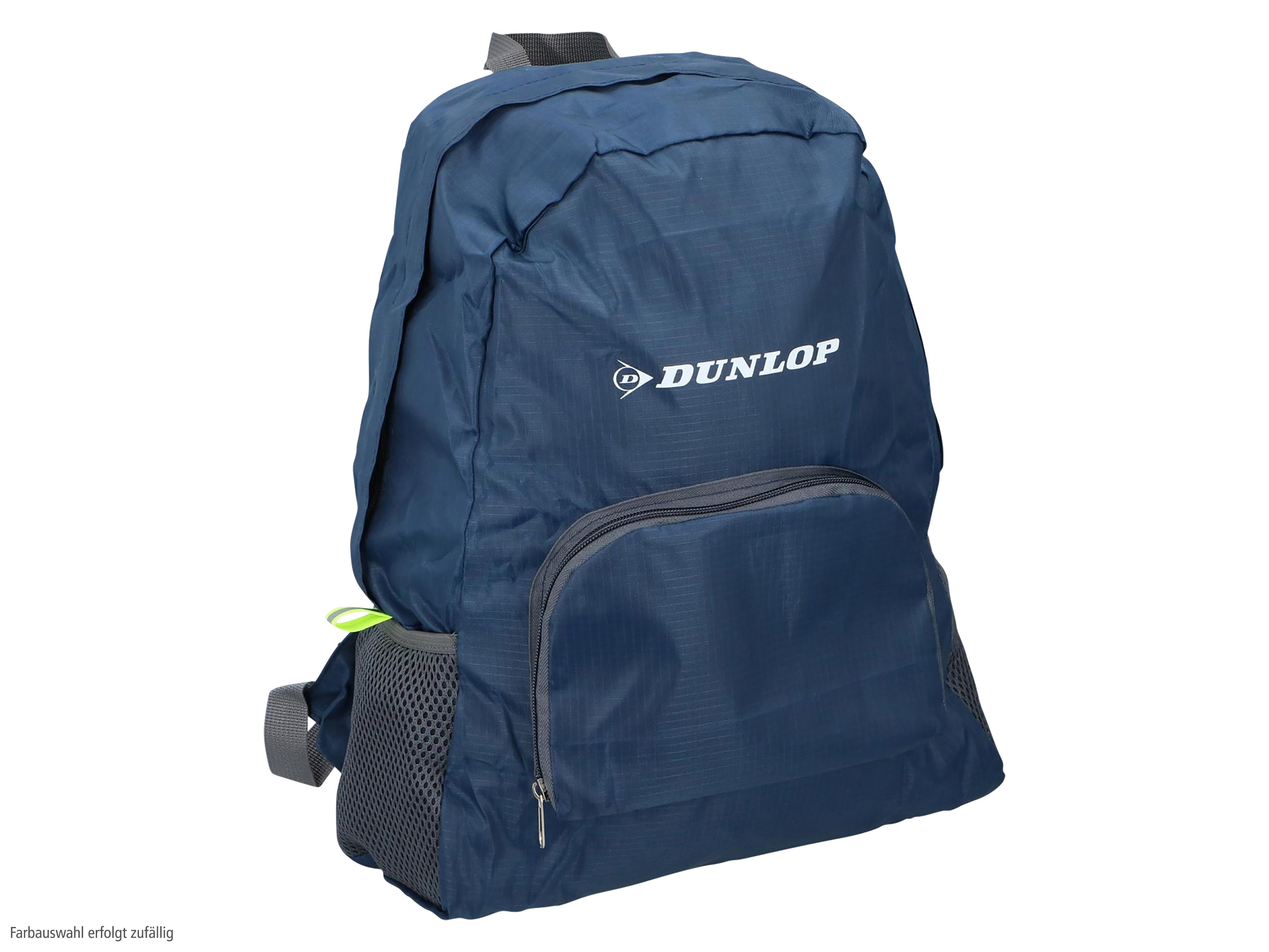 DUNLOP Rucksack, faltbar, Hellblau, Dunkelblau, Gelb