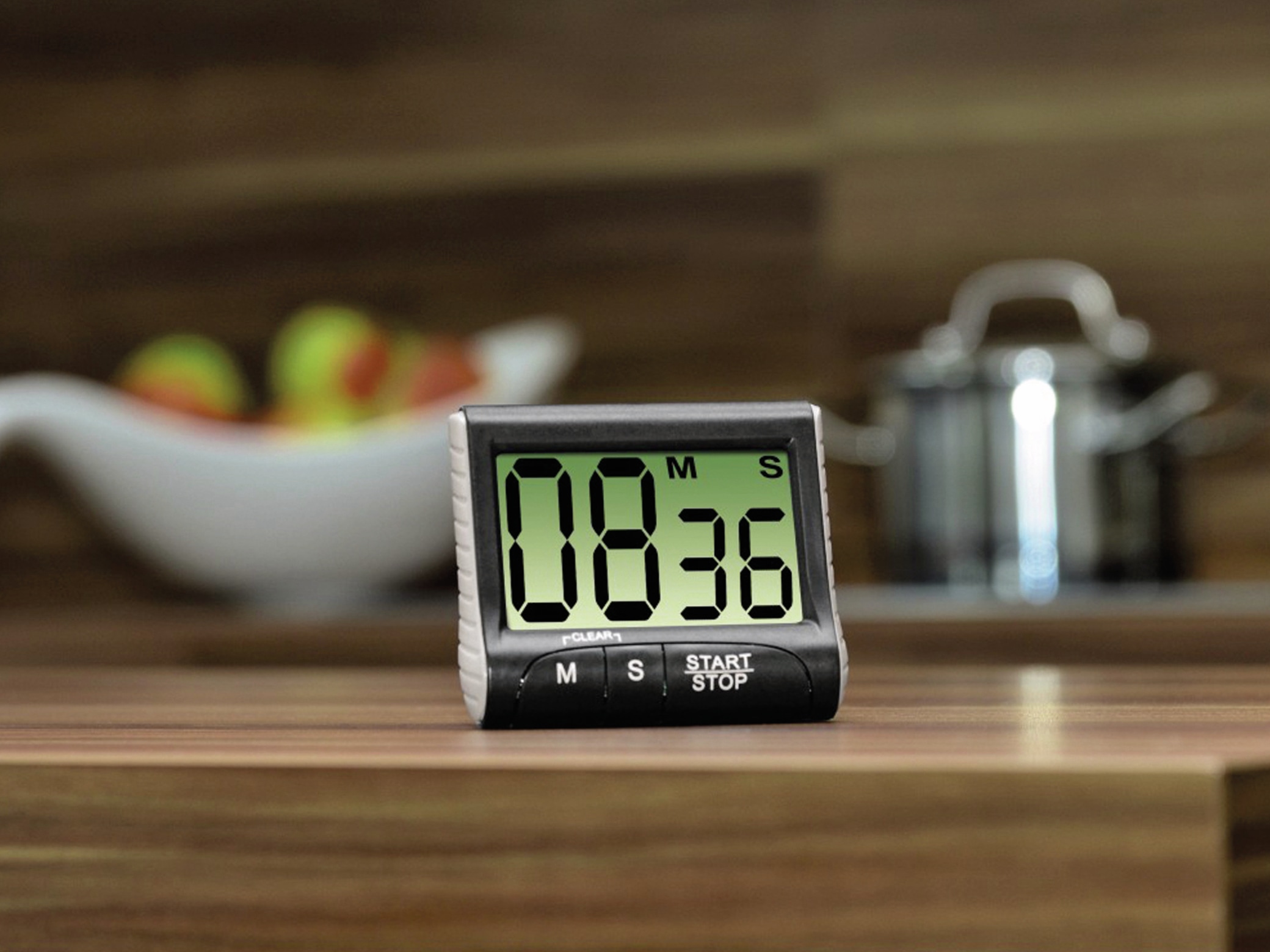 XAVAX Küchentimer Countdown, schwarz
