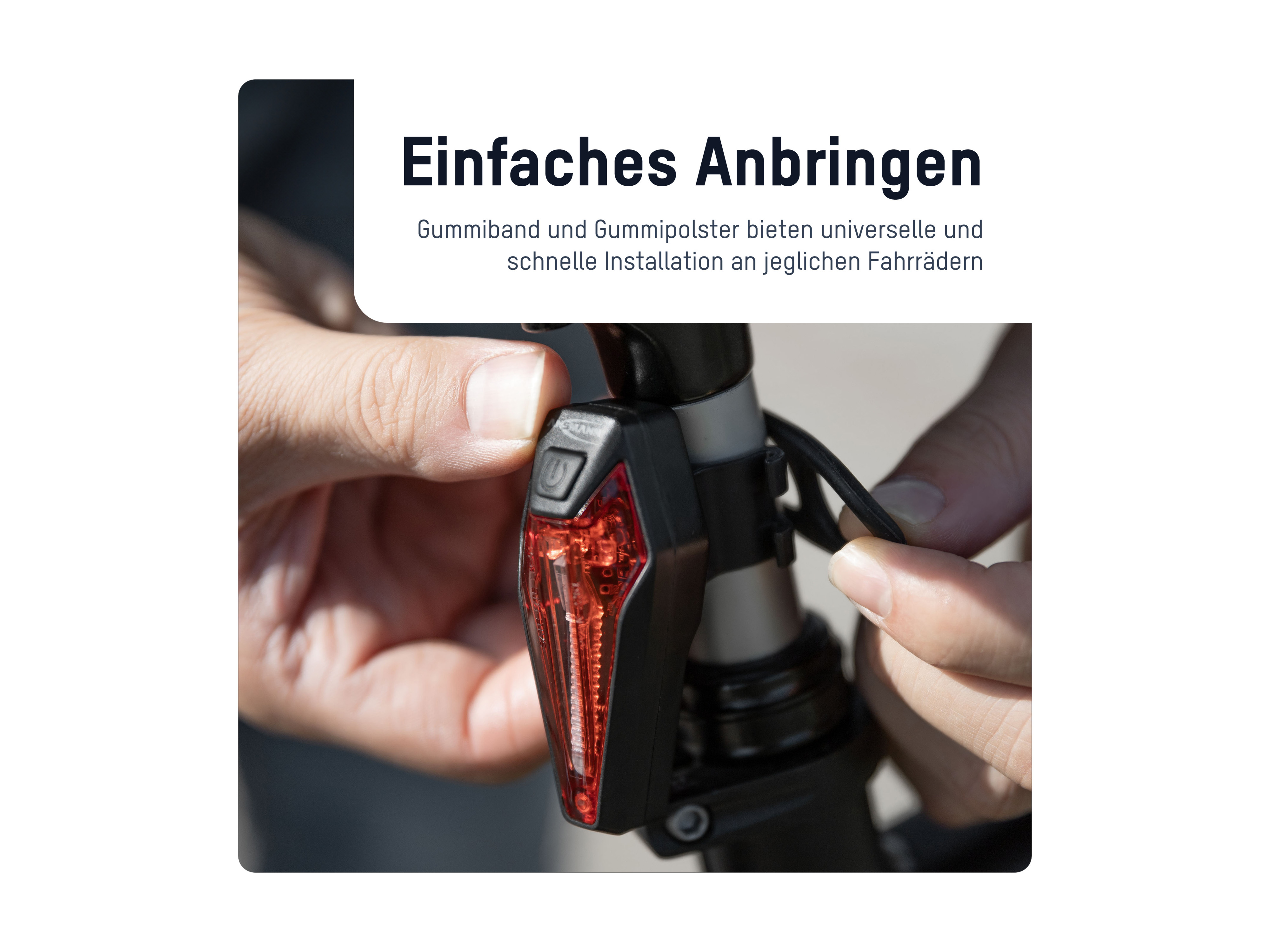 ANSMANN Akku-LED-Rückleuchte, 1600-0553