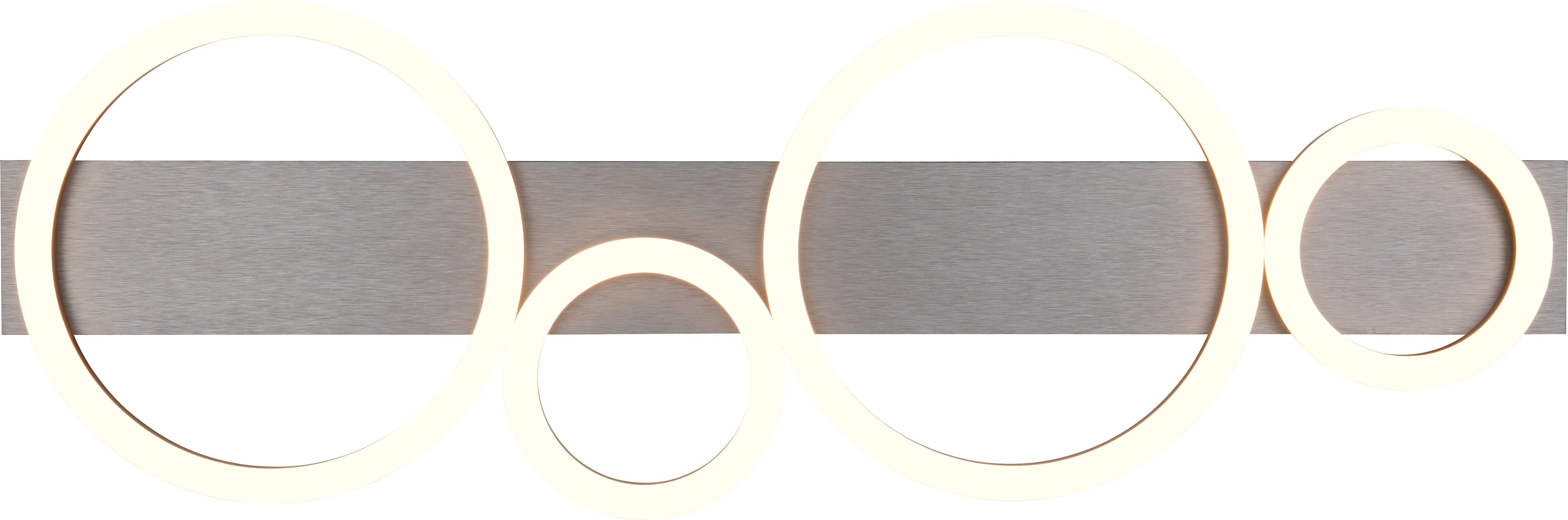 REALITY LED-Deckenleuchte LUMOS, R64821109, 26,5W, 3100lm, 3000K, alu