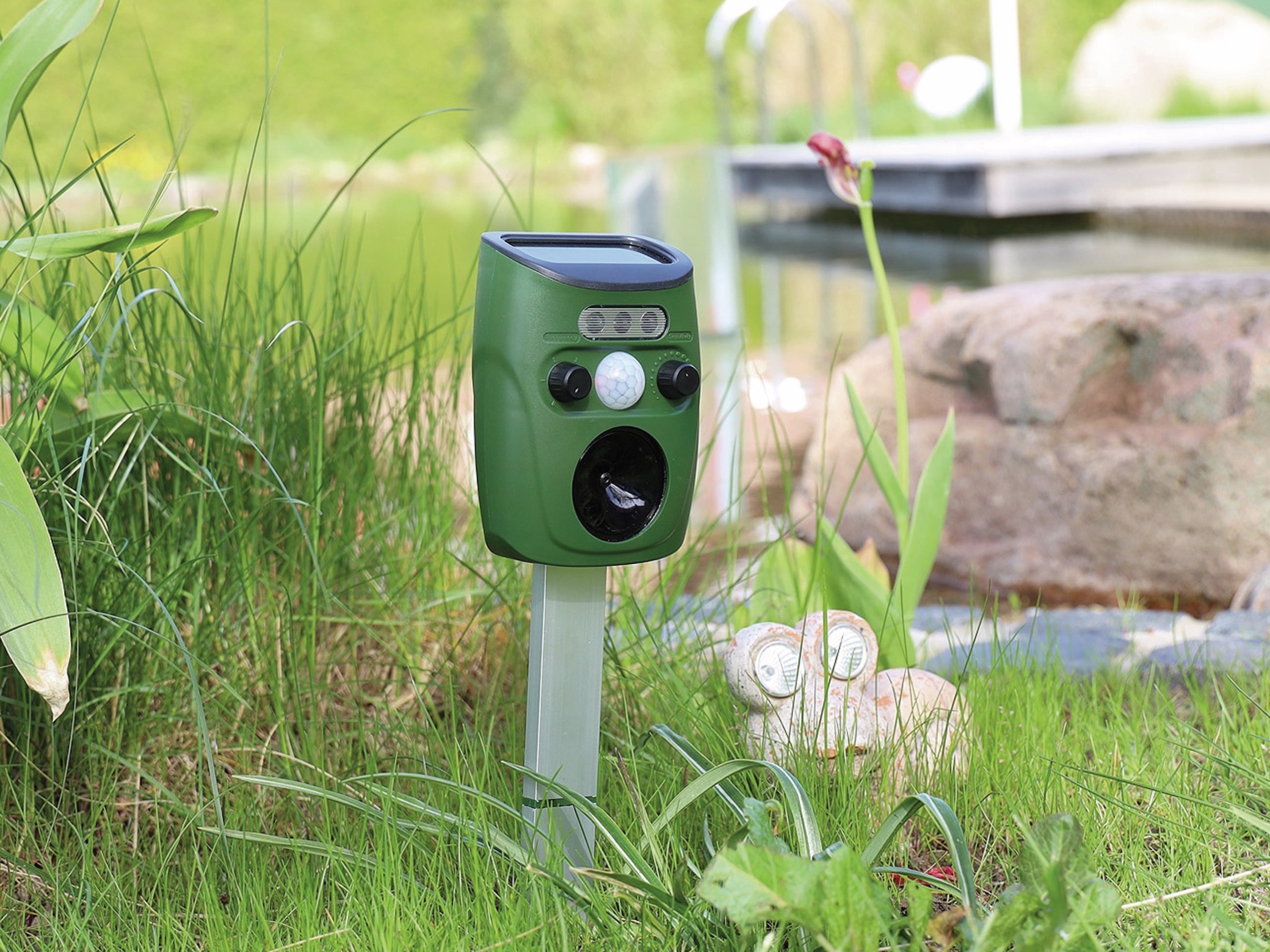 CHILITEC Ultraschall-Tierscheuche UTS Solar Pro, mit Bewegungsmelder CHILITEC Ultraschall-Tierscheuche UTS Solar Pro, mit Bewegungsmelder
