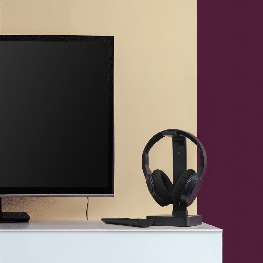 HAMA Over-Ear TV-Kopfhörer, Bluetooth, schwarz HAMA Over-Ear TV-Kopfhörer, Bluetooth, schwarz
