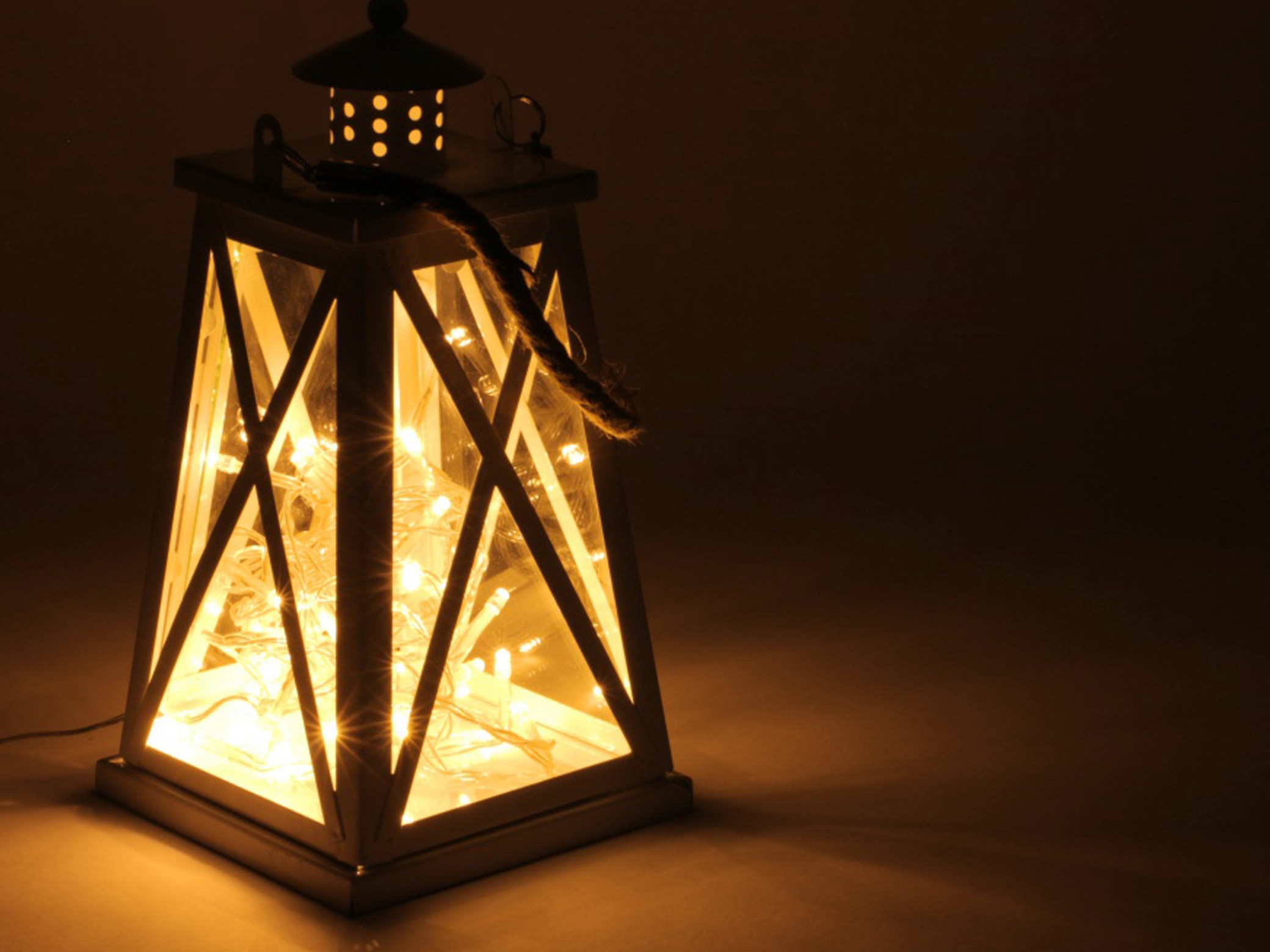 LED-Lichterkette, 320 LEDs, warmweiß, 230V~, IP44, Innen/Außen, silber/transparent