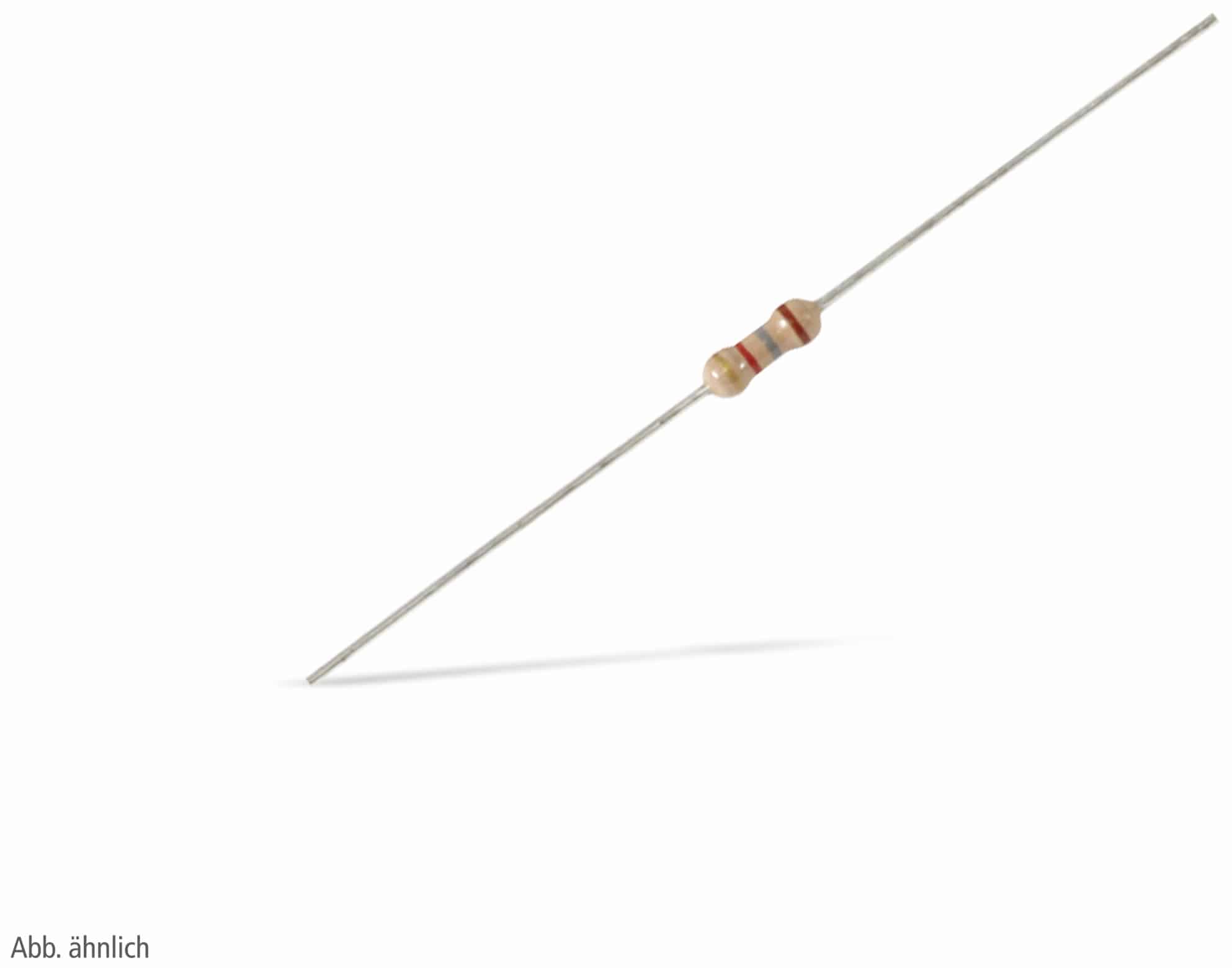 Kohleschicht-Widerstand, 2,7 kΩ, 100 Stück