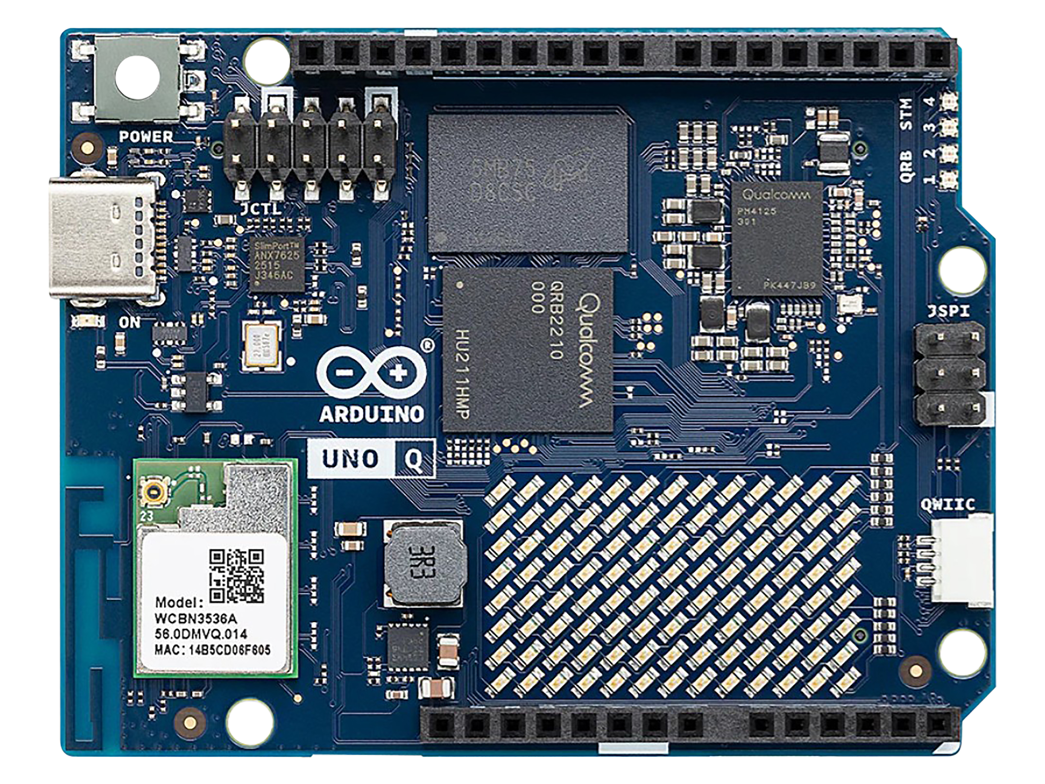 ARDUINO UNO Q2, 4x 2 GHz, 2 GB, 16 GB eMMC