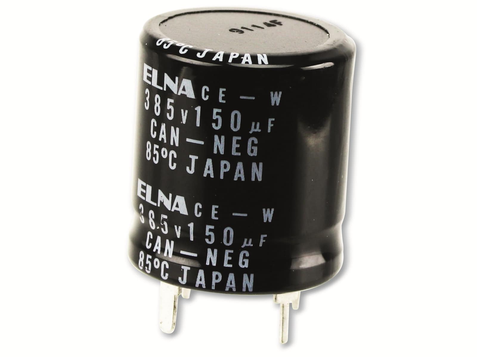 ELNA Elko 150µF, 385V, radial ELNA Elko, 150µF/385V, radial, 85°C