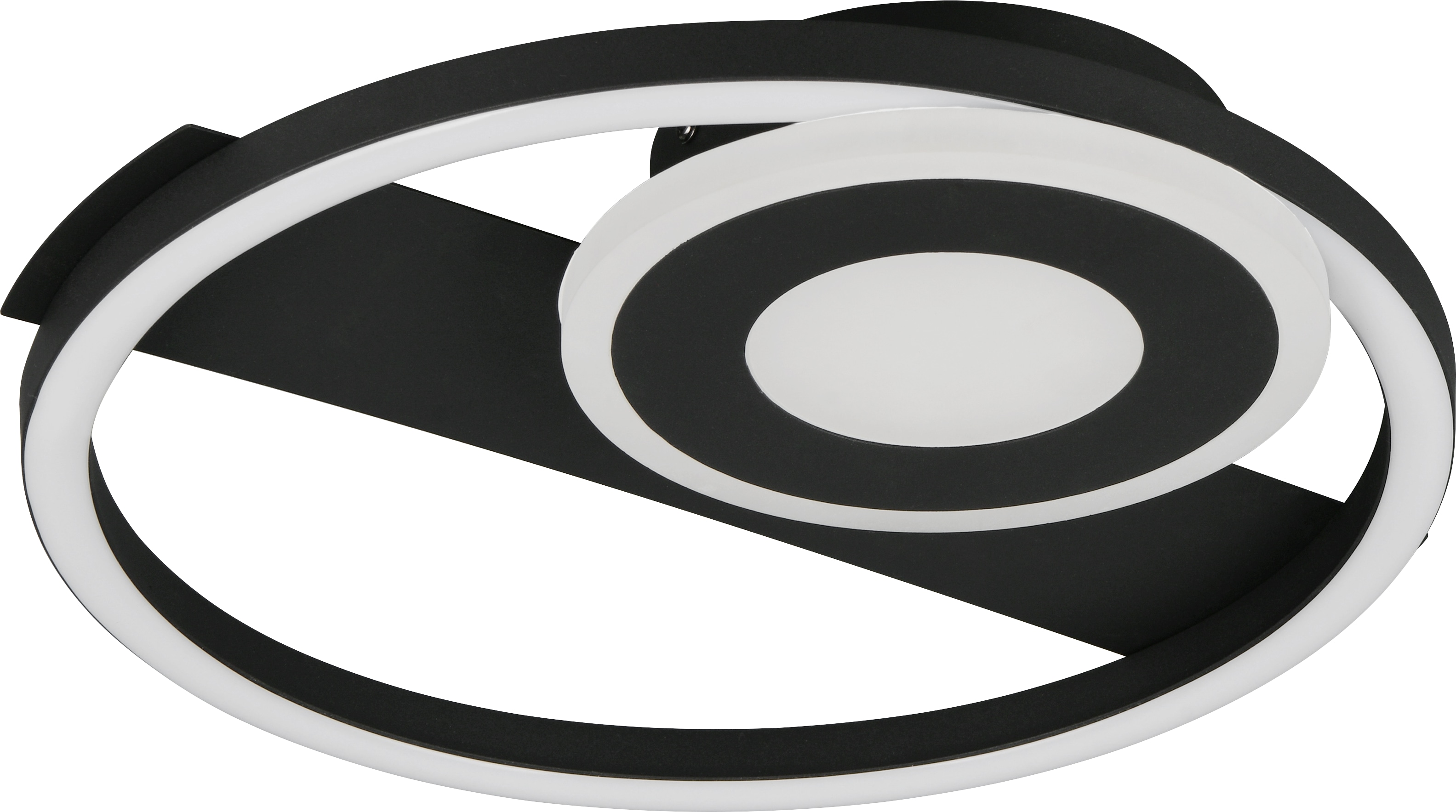 REALITY LED-Deckenleuchte HORUS, R63671132, 22W, 2500lm, 3000K, schwarz