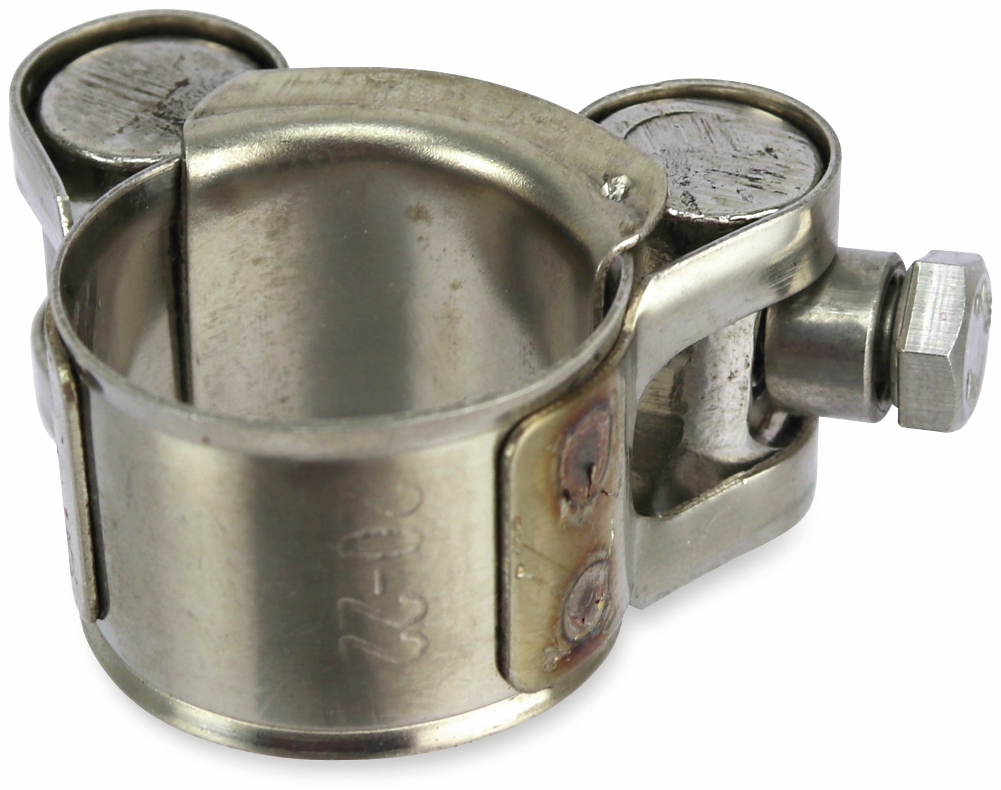 Gelenkbolzenschelle, 20...22mm, Edelstahl Gelenkbolzenschelle, 20...22mm, Edelstahl