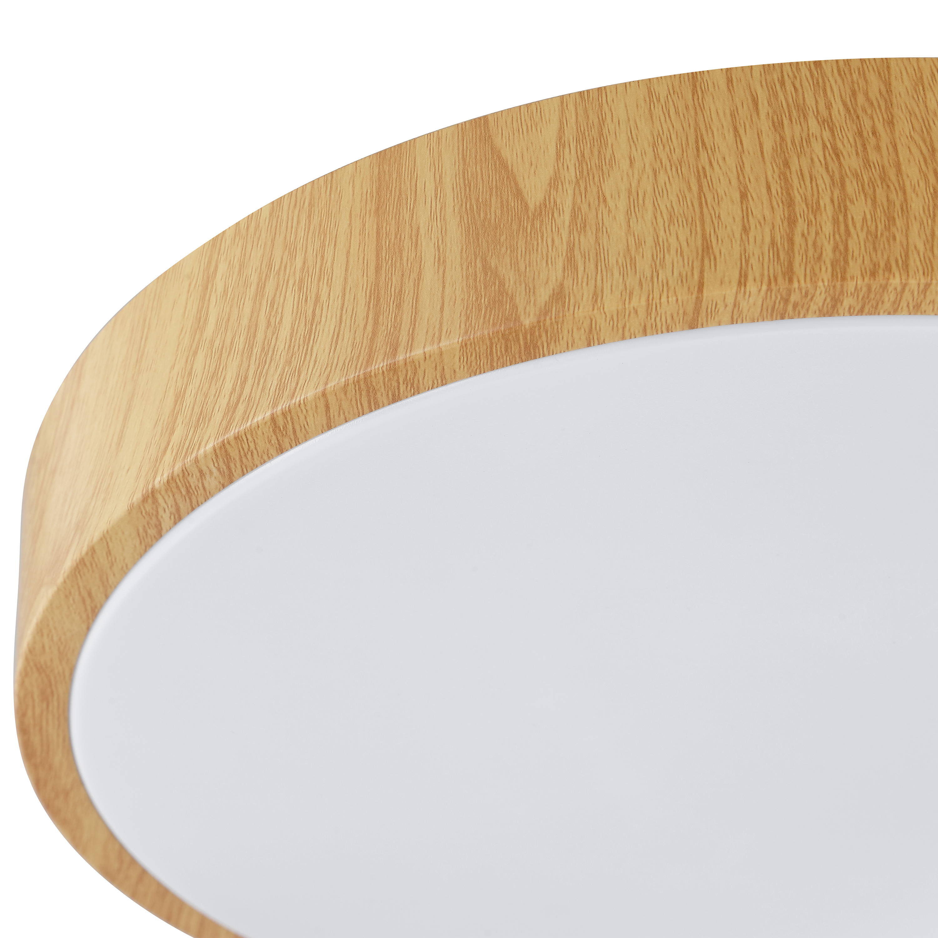 BRILLIANT LED-Deckenleuchte, Ø 33 cm, 18 W, 3000 K, 1800 lm, warmweiß, IP20, Holzoptik