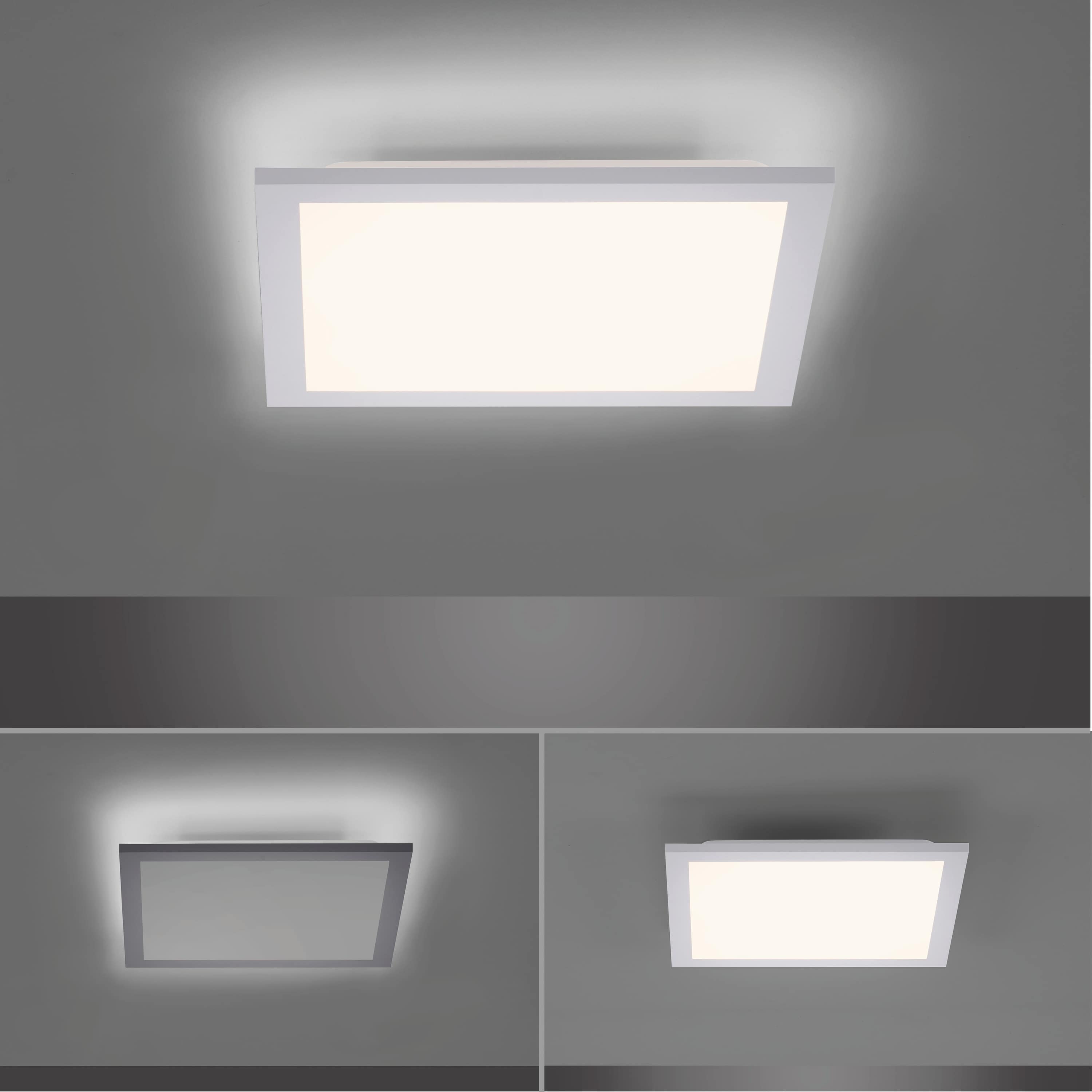 JUST LIGHT LED-Deckenleuchte 12200-16 weiss, 17 W, 1760 lm, 3000 K, einzeln schaltbar JUST LIGHT LED-Deckenleuchte 12200-16 weiss, 17 W, 1760 lm, 3000 K, einzeln schaltbar