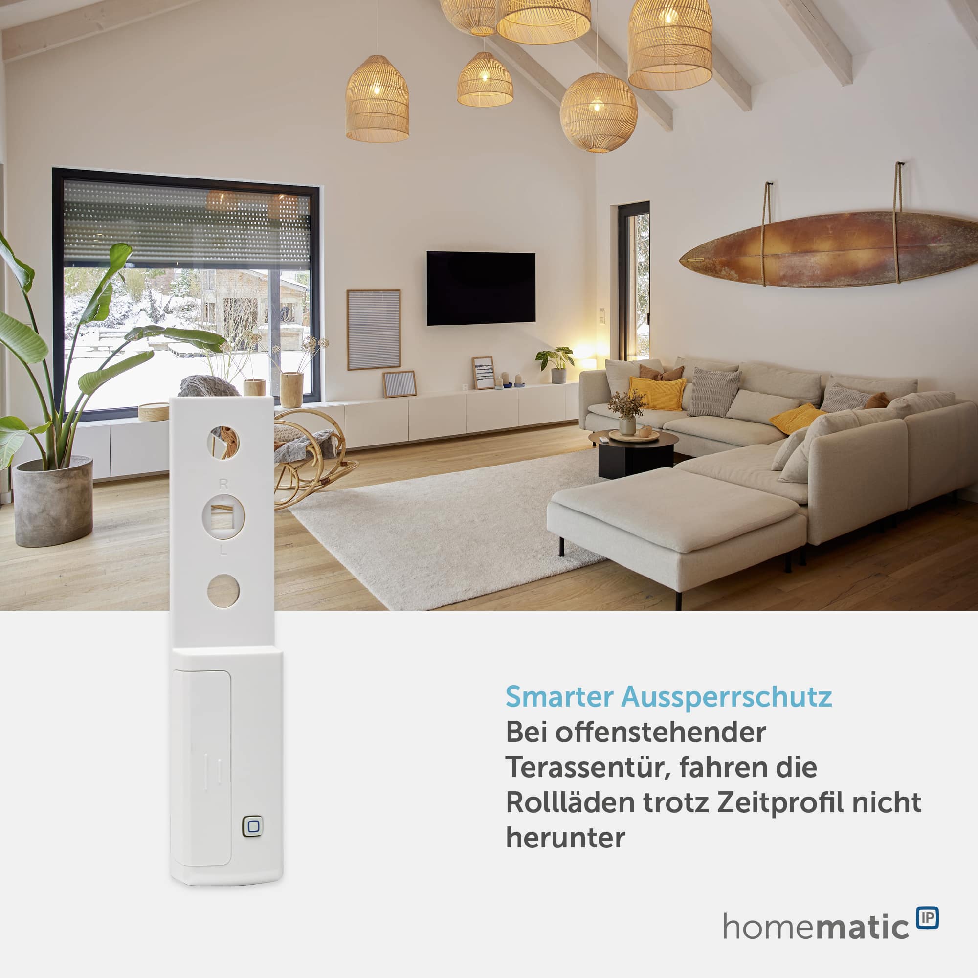 HOMEMATIC IP Smart Home 142800A0, Fenstergriffsensor