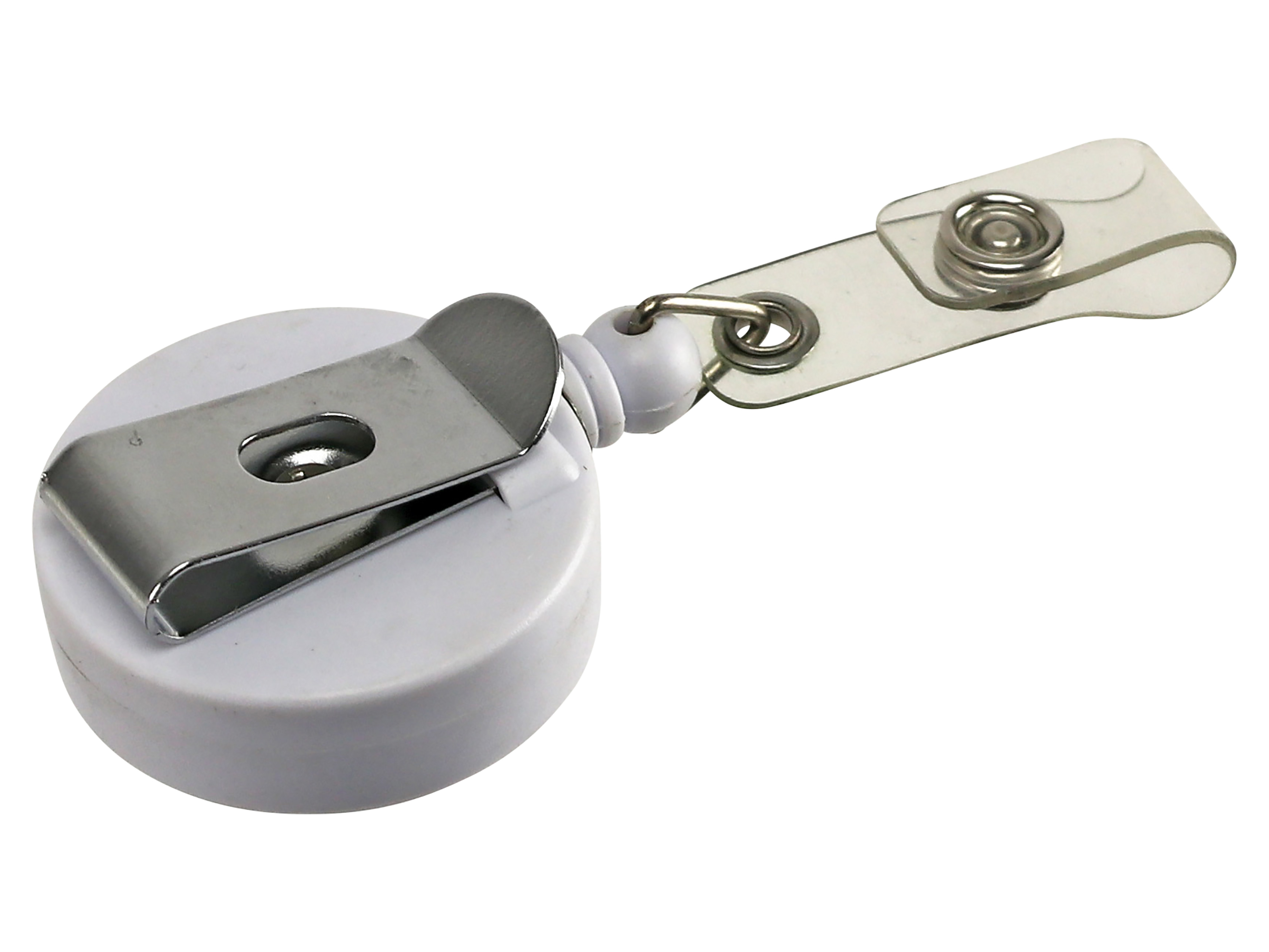 Kartenhalter JoJo, weiß, mit Gürtelclip