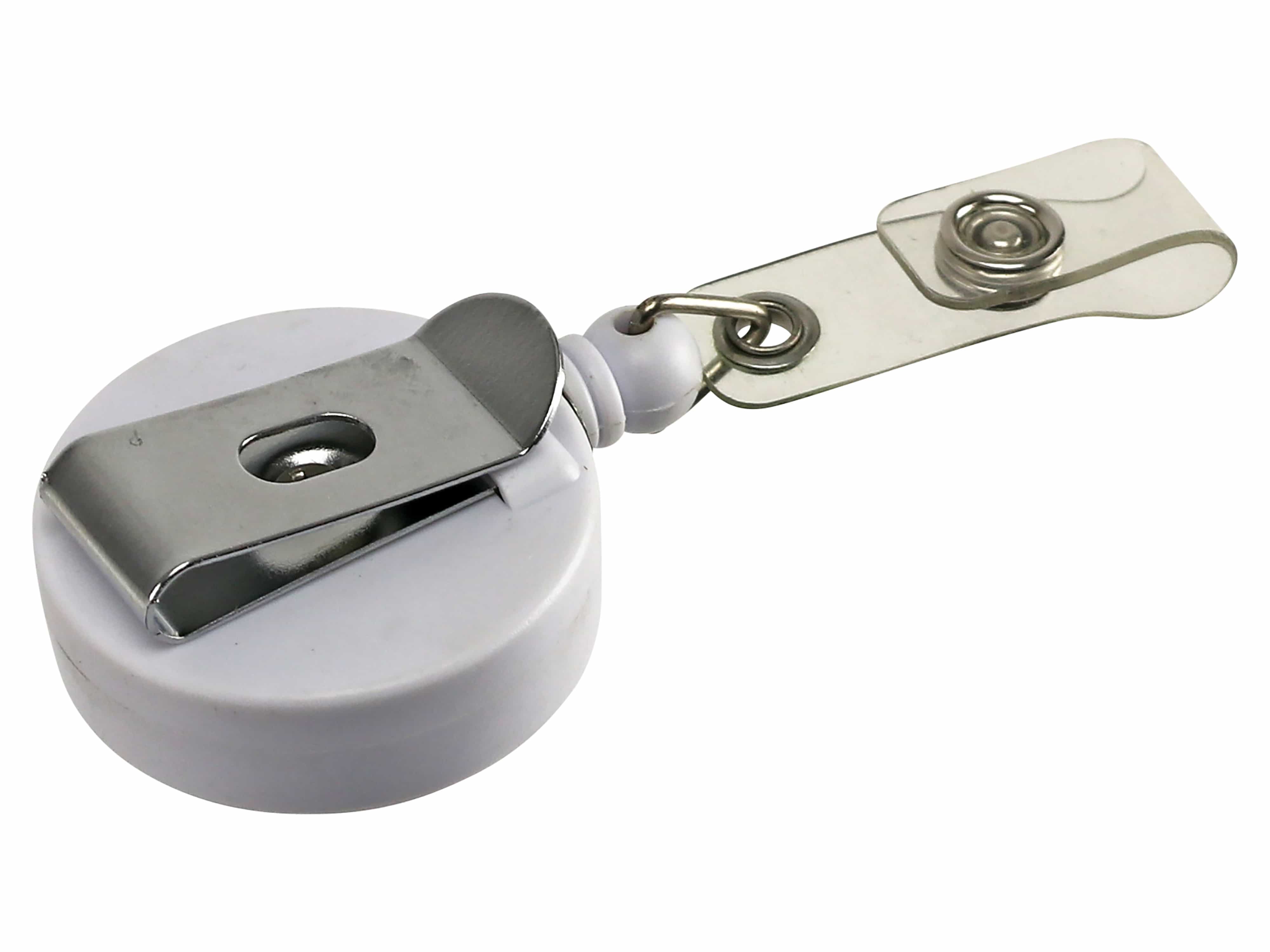 Kartenhalter JoJo, weiß, mit Gürtelclip