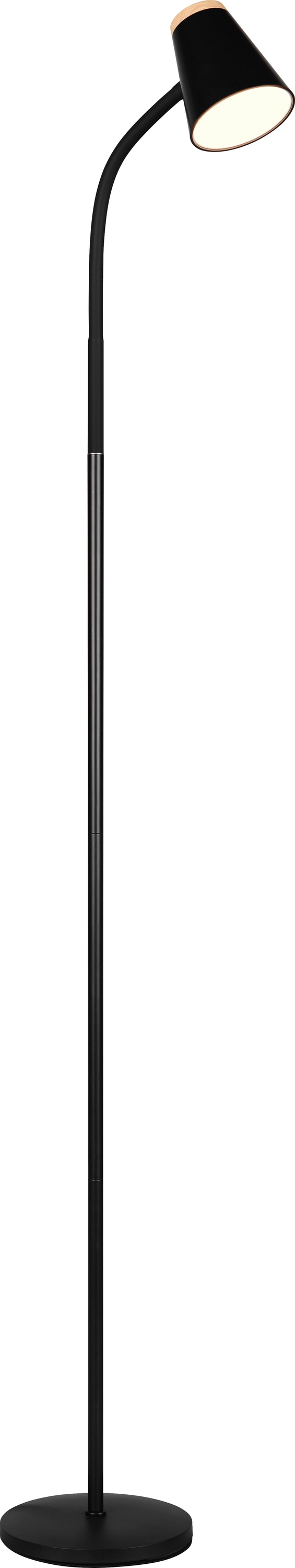 REALITY LED-Stehleuchte PONGO, R45831102, 4,5W, 500lm, 3000K, schwarz