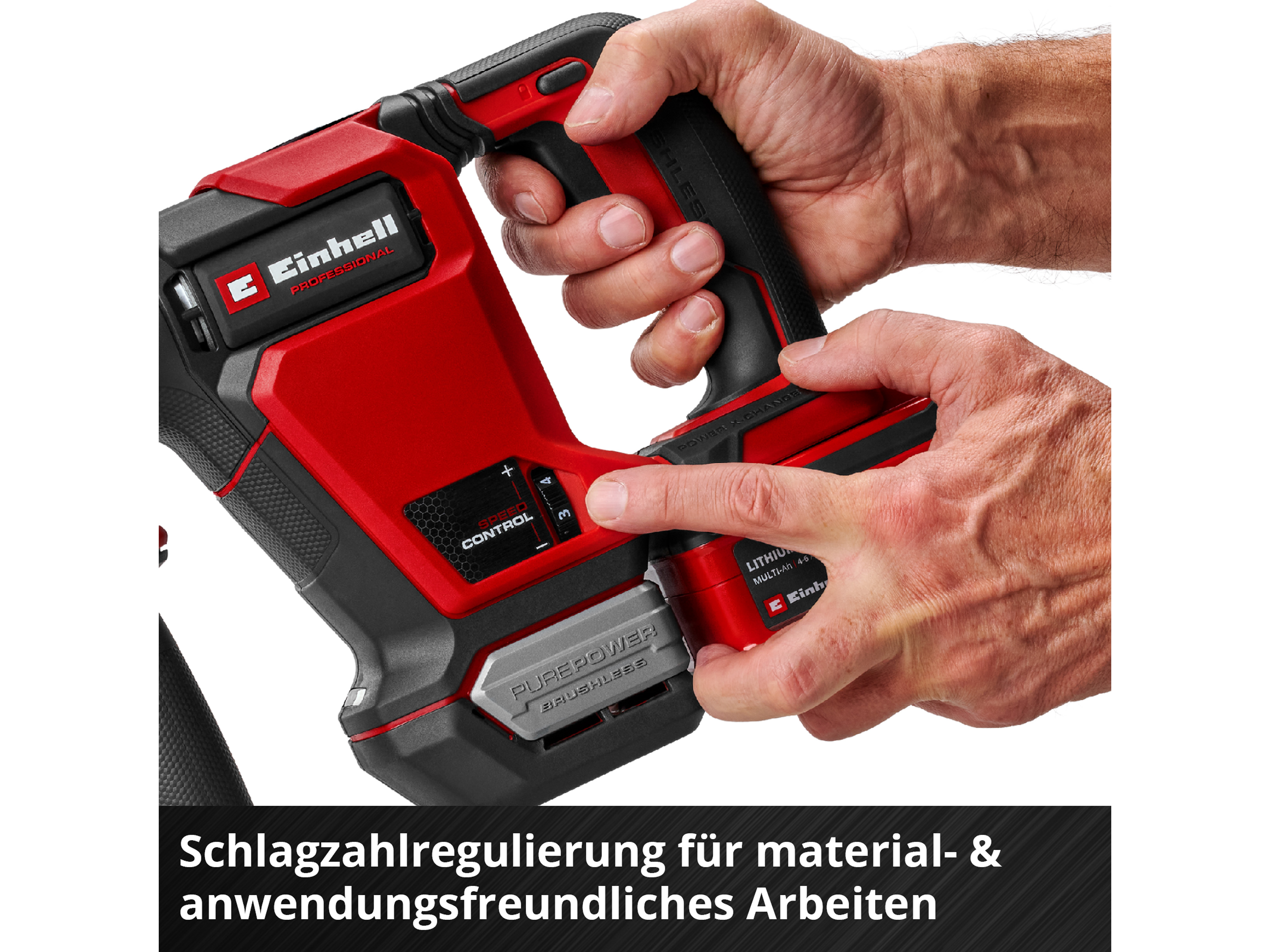 EINHELL PROFESSIONAL Akku-Abbruchhammer TP-DH 18/4 Li BL, 4514190, Solo