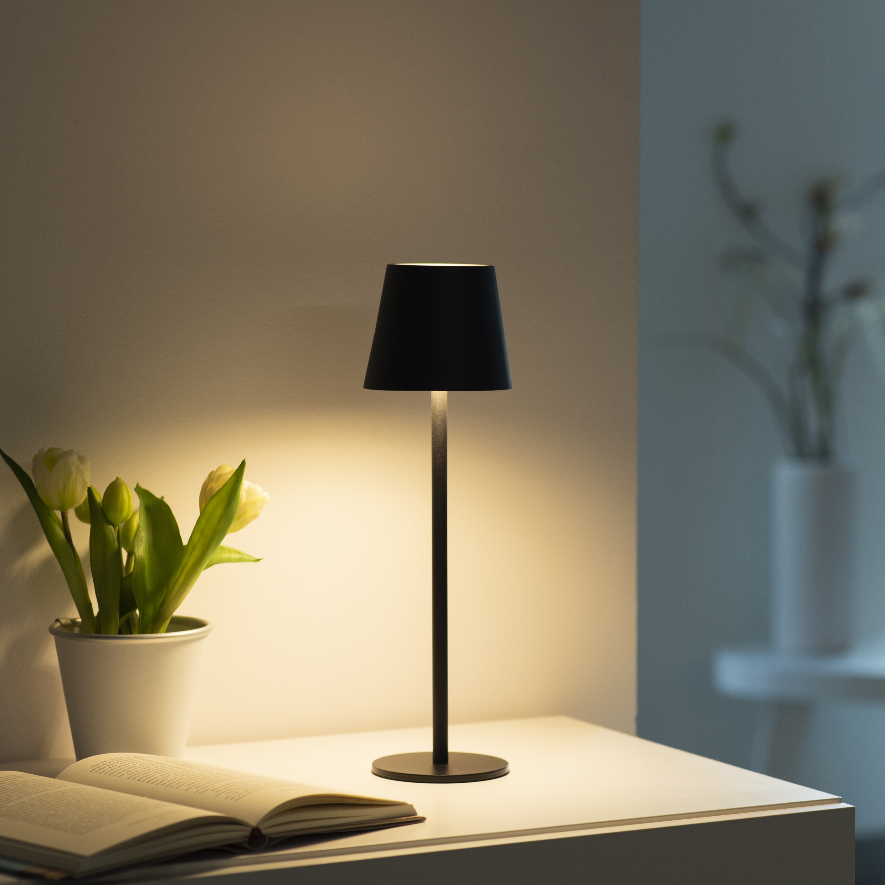 JUST LIGHT LED-Akku-Tischleuchte 19250-18 schwarz, 2,5 W, 320 lm, 3000 K, IP54 JUST LIGHT LED-Akku-Tischleuchte 19250-18 schwarz, 2,5 W, 320 lm, 3000 K, IP54