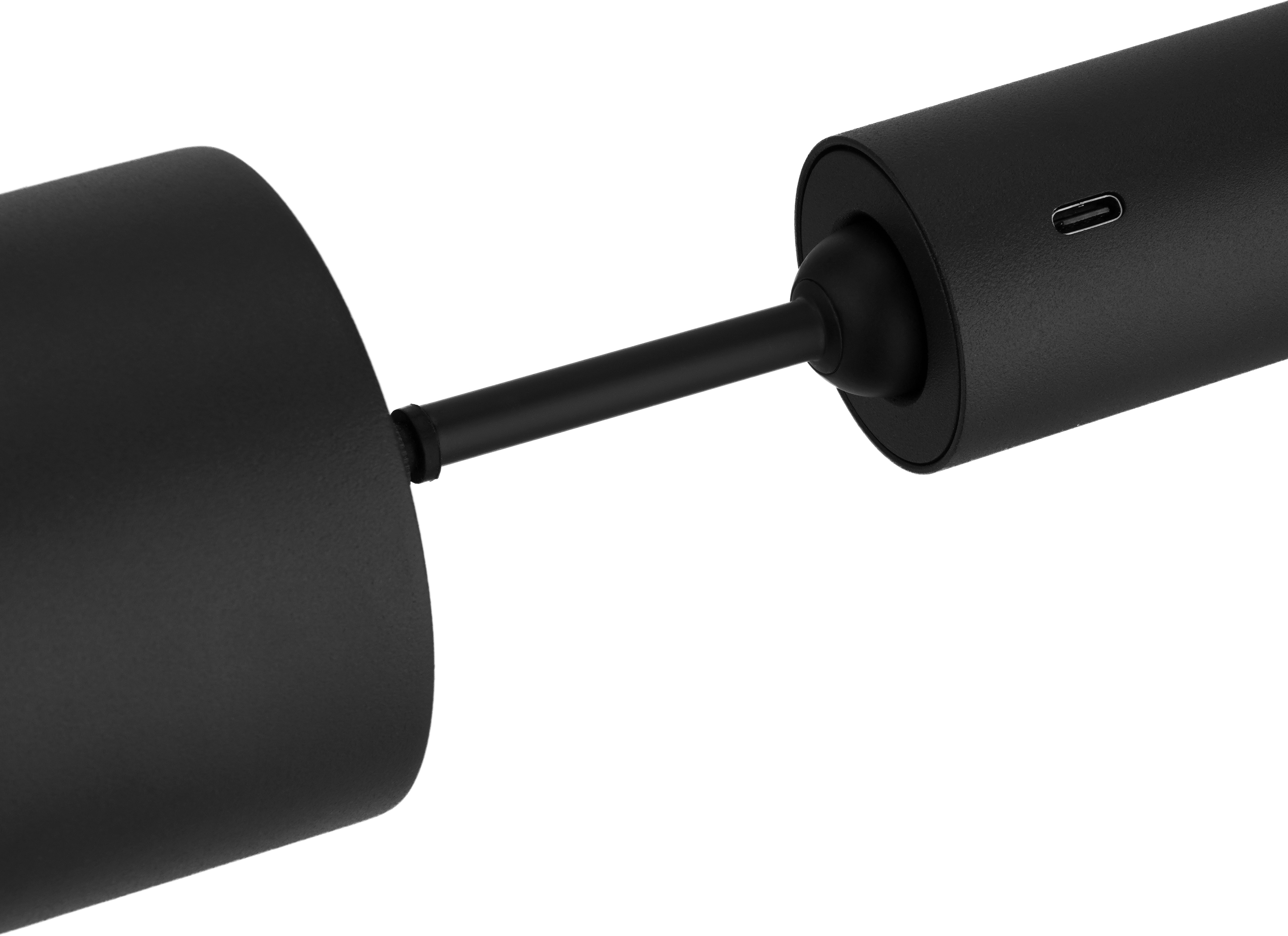 REV LED-Akku-Pendelleuchte, 2W, CCT, 130lm, warmweiß, neutralweiß, kaltweiß, IP20, schwarz