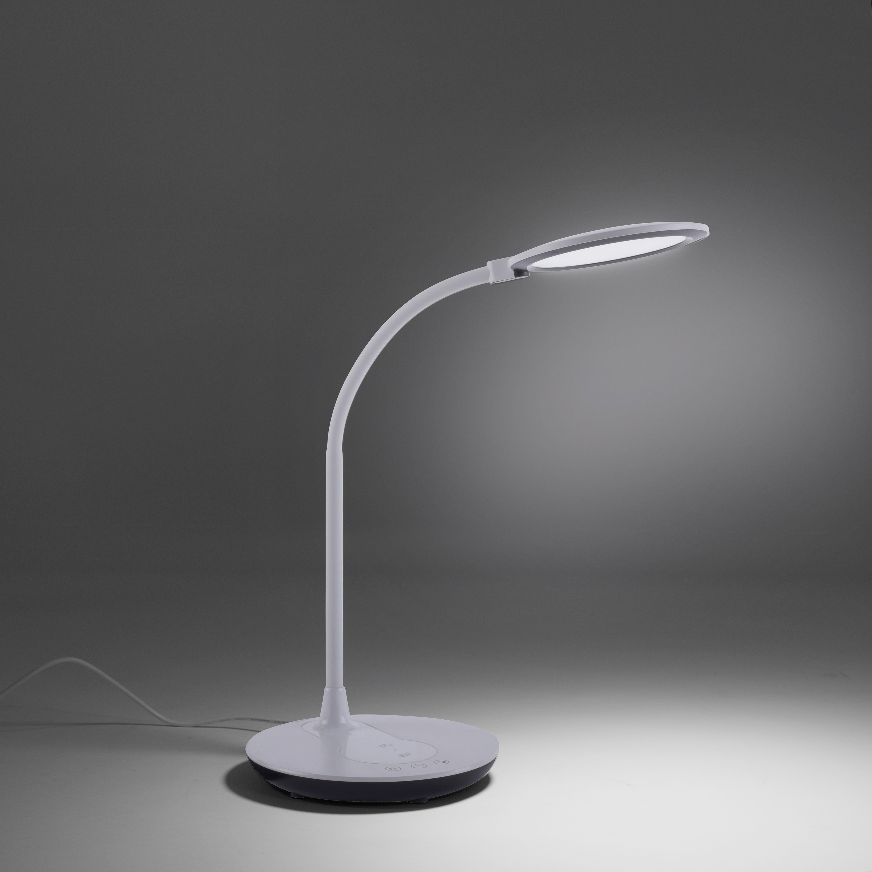 JUST LIGHT LED-Tischleuchte 14416-16 weiß, 5 W, 600 lm, CCT, Handy-Ladefunktion JUST LIGHT LED-Tischleuchte 14416-16 weiß, 5 W, 600 lm, CCT, Handy-Ladefunktion