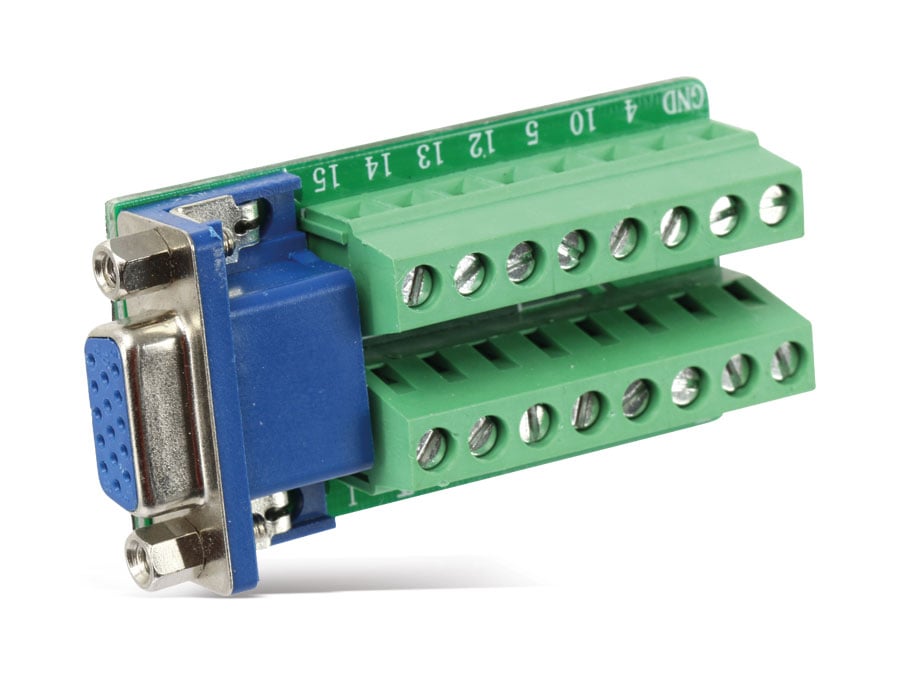Sub-D Kupplung, VGA 15-polig (3-reihig)