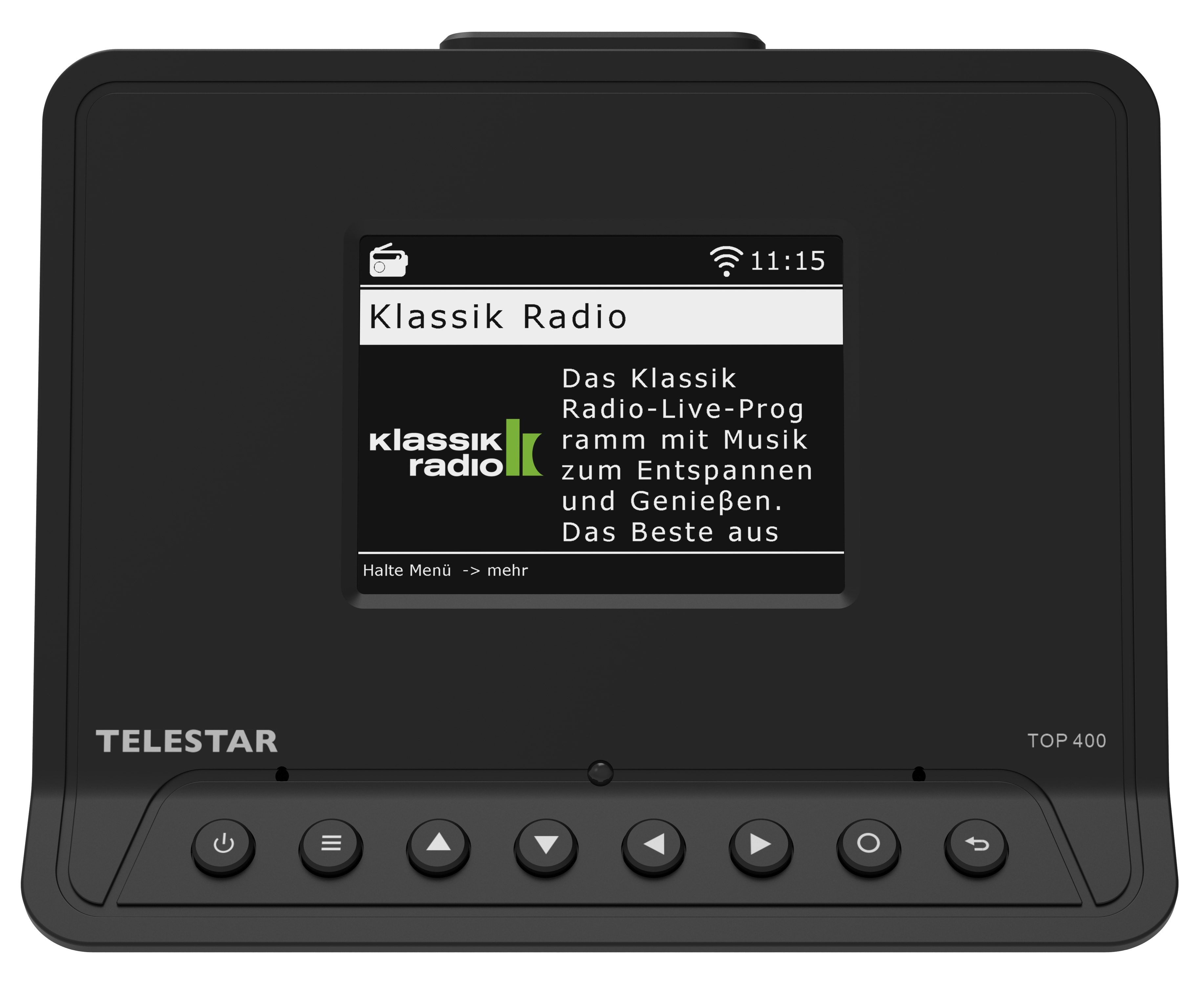 TELESTAR Internetradio TOP 400, DAB+/FM, schwarz