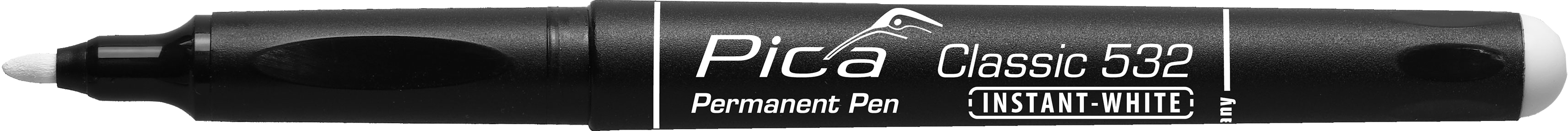 PICA Classic Permanent Pen Instant-White, 532/52/SB, weiß PICA Classic Permanent Pen Instant-White, 532/52/SB, weiß