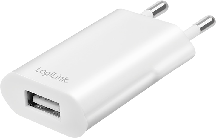 LOGILINK USB-Lader PA0093B, 1x USB-A, 5 W, weiß
