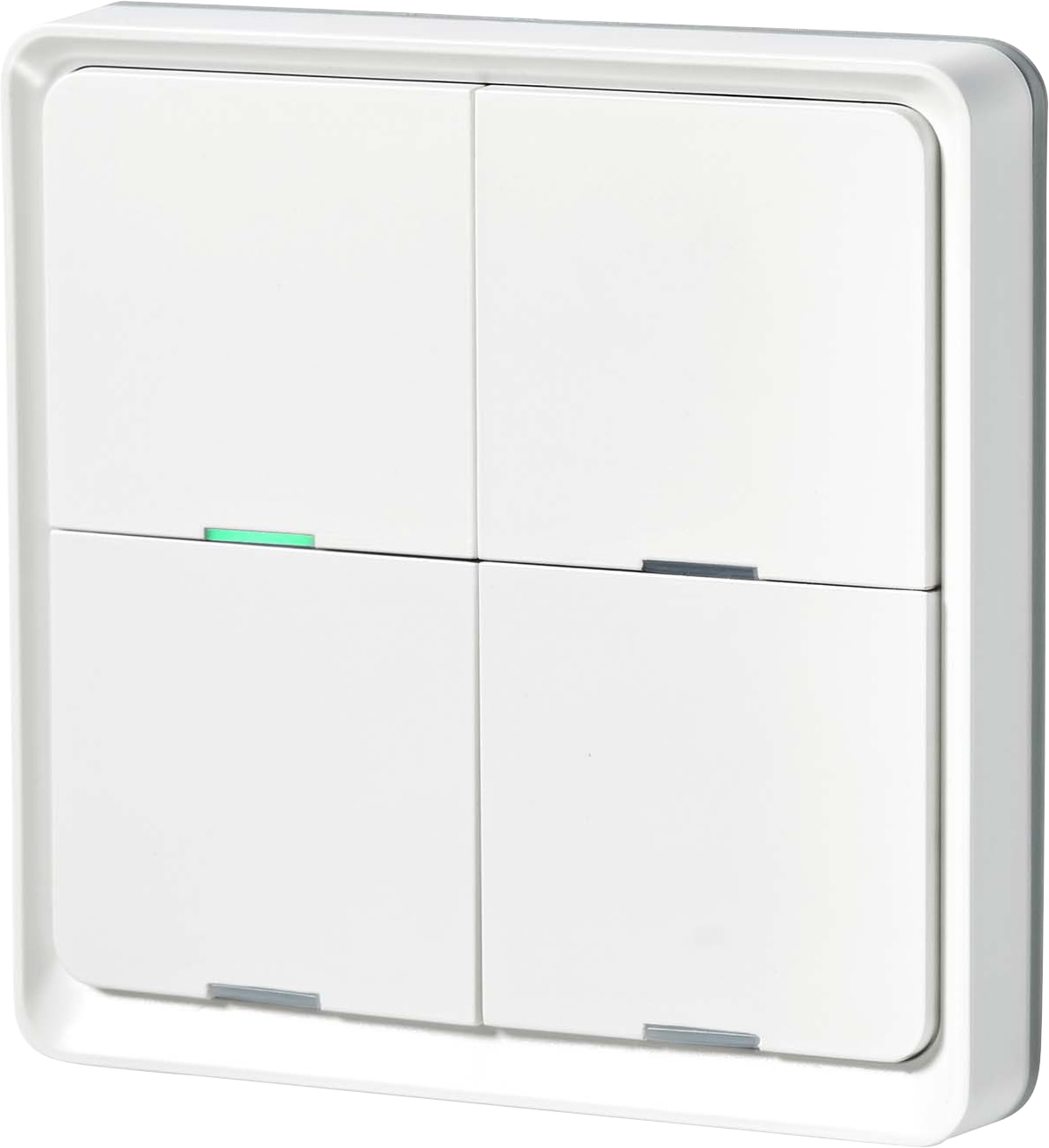 NEDIS Wandschalter SmartLife, 4 Knöpfe, weiß