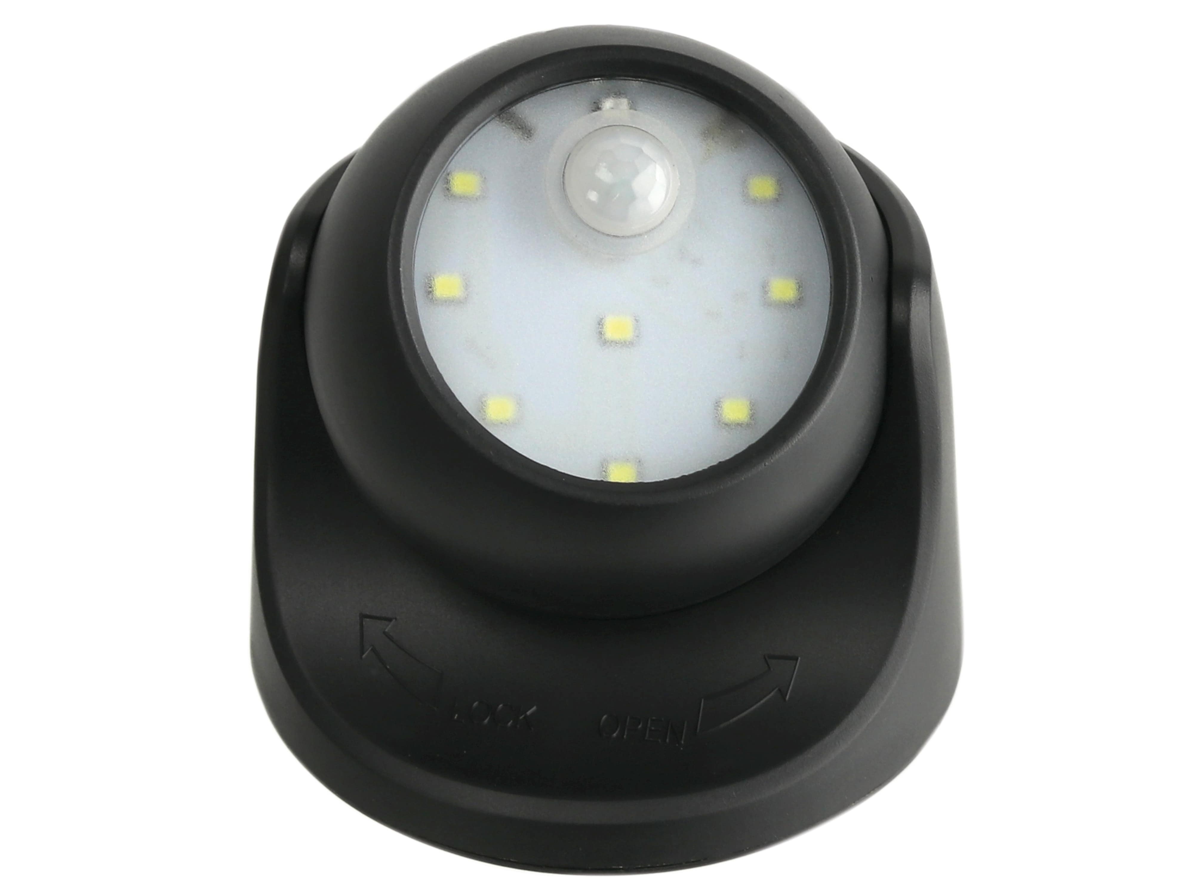 LED-Leuchten-Set, schwarz, 3 Stück