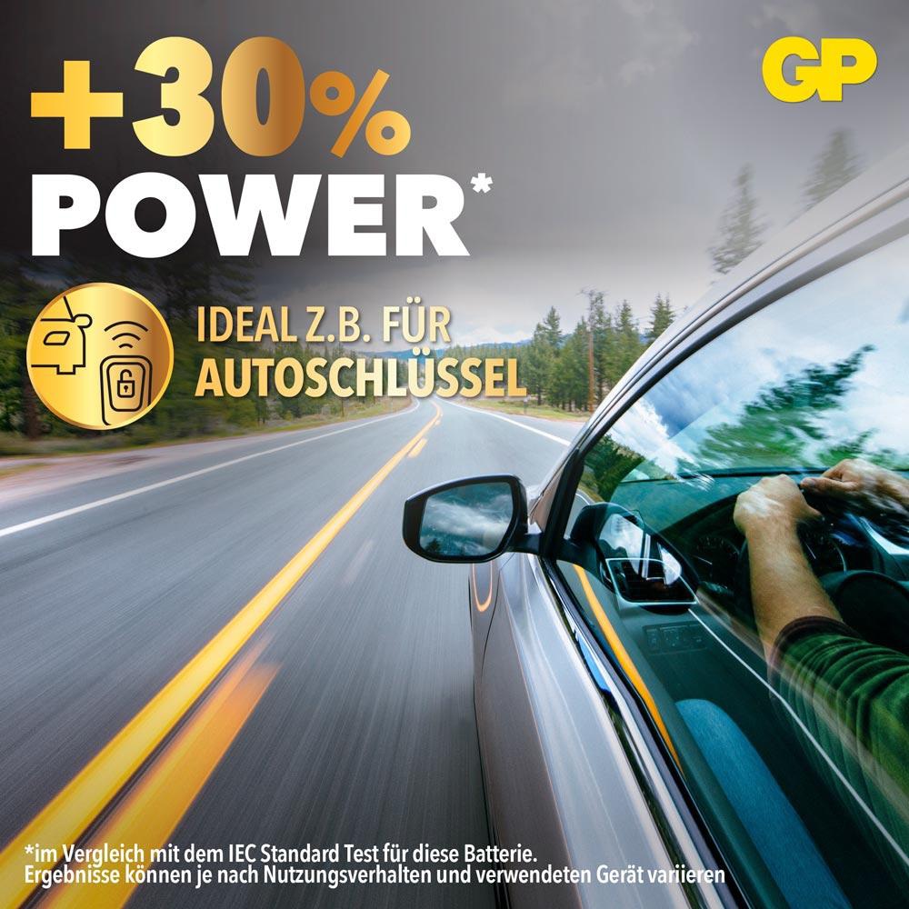 GP Knopfzelle, CR2016, Lithium, 3 V, 2 St.